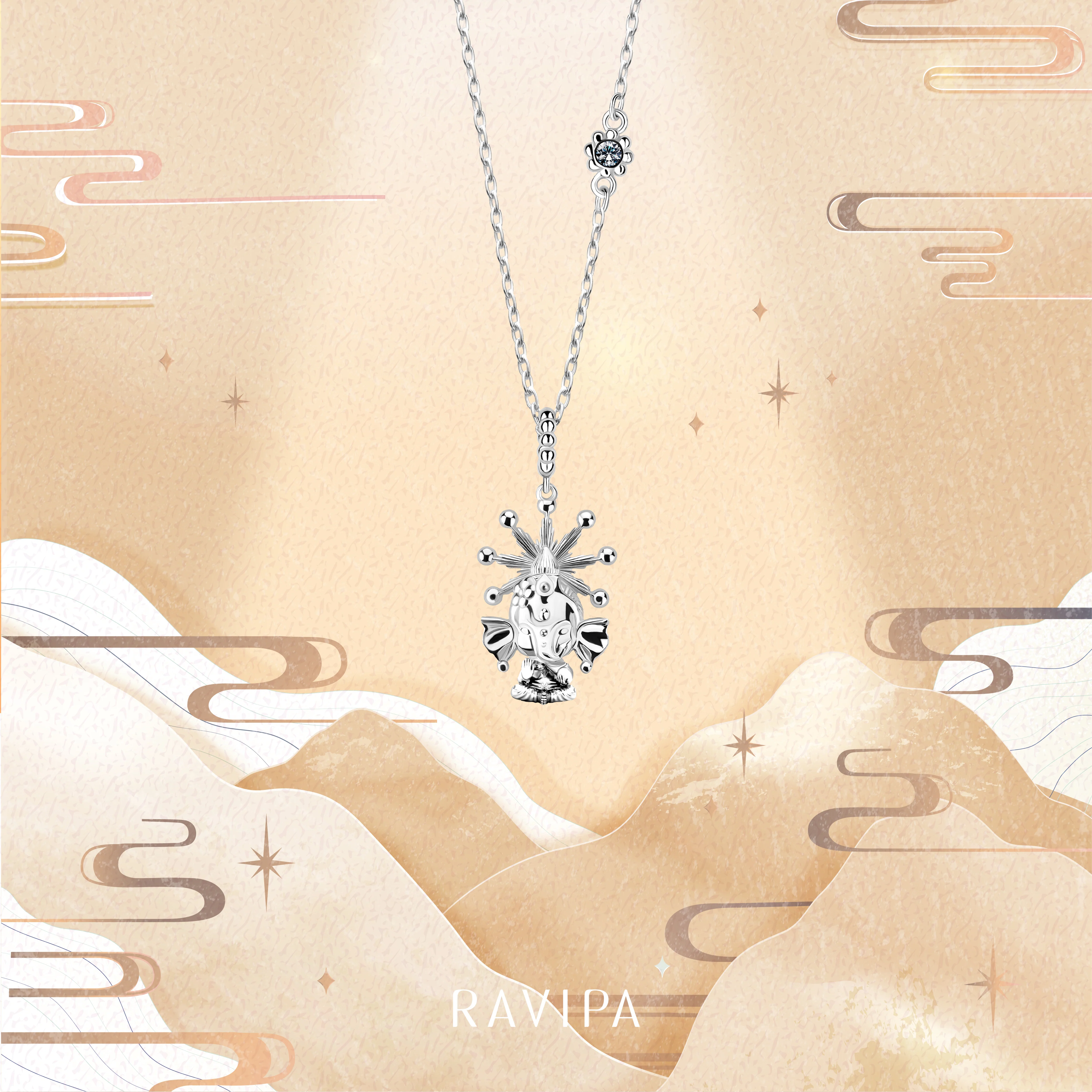 Baby Ganesha Pathomprom Necklace - Image 3