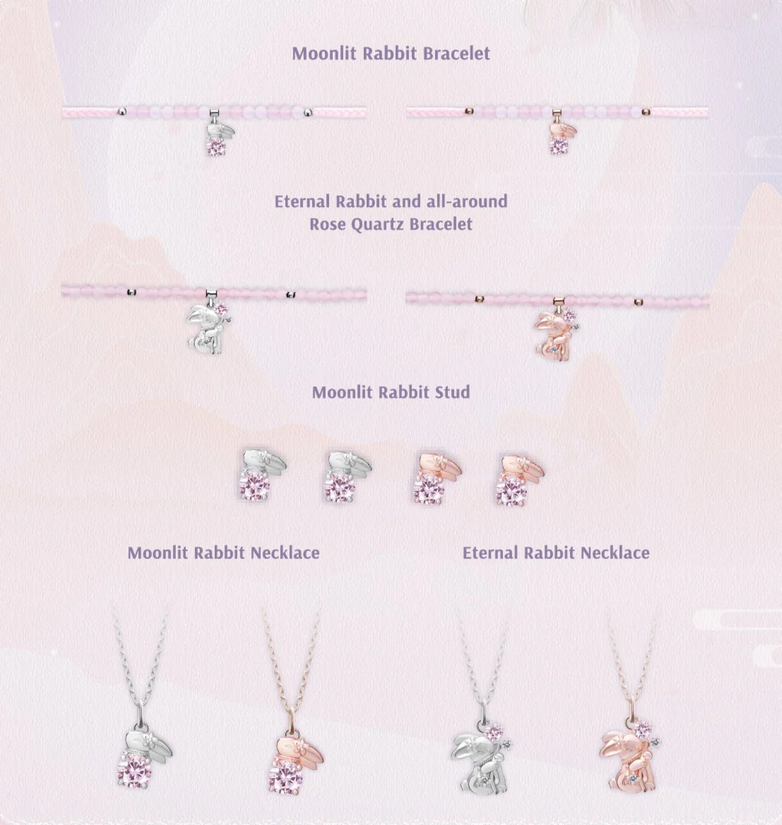 Chang’e - Moonlit Rabbit Necklace - Image 11