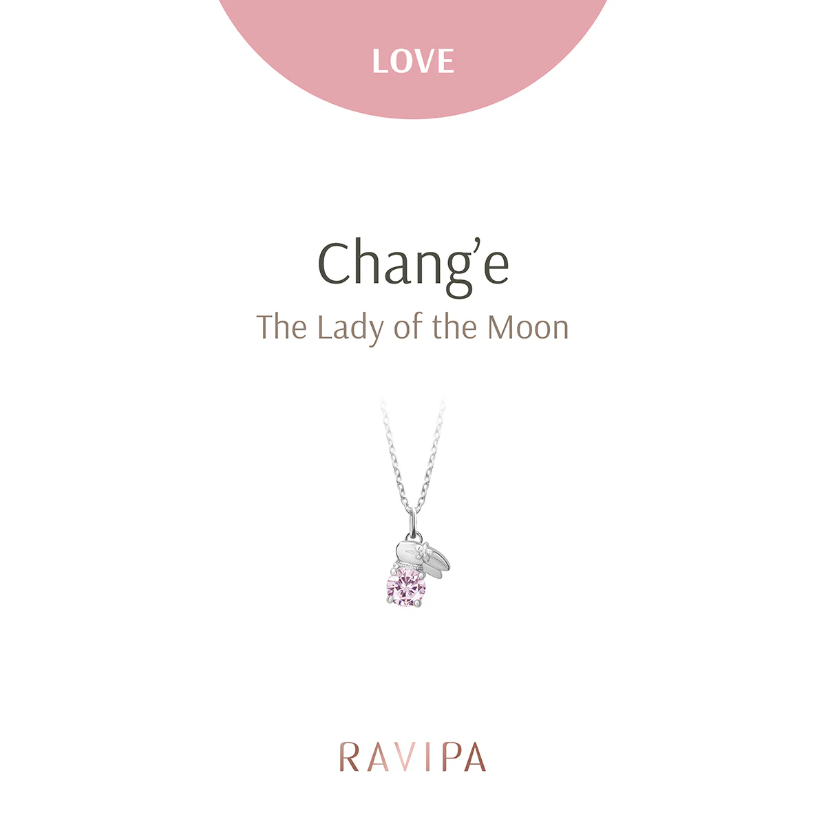 Chang’e - Moonlit Rabbit Necklace - Image 3