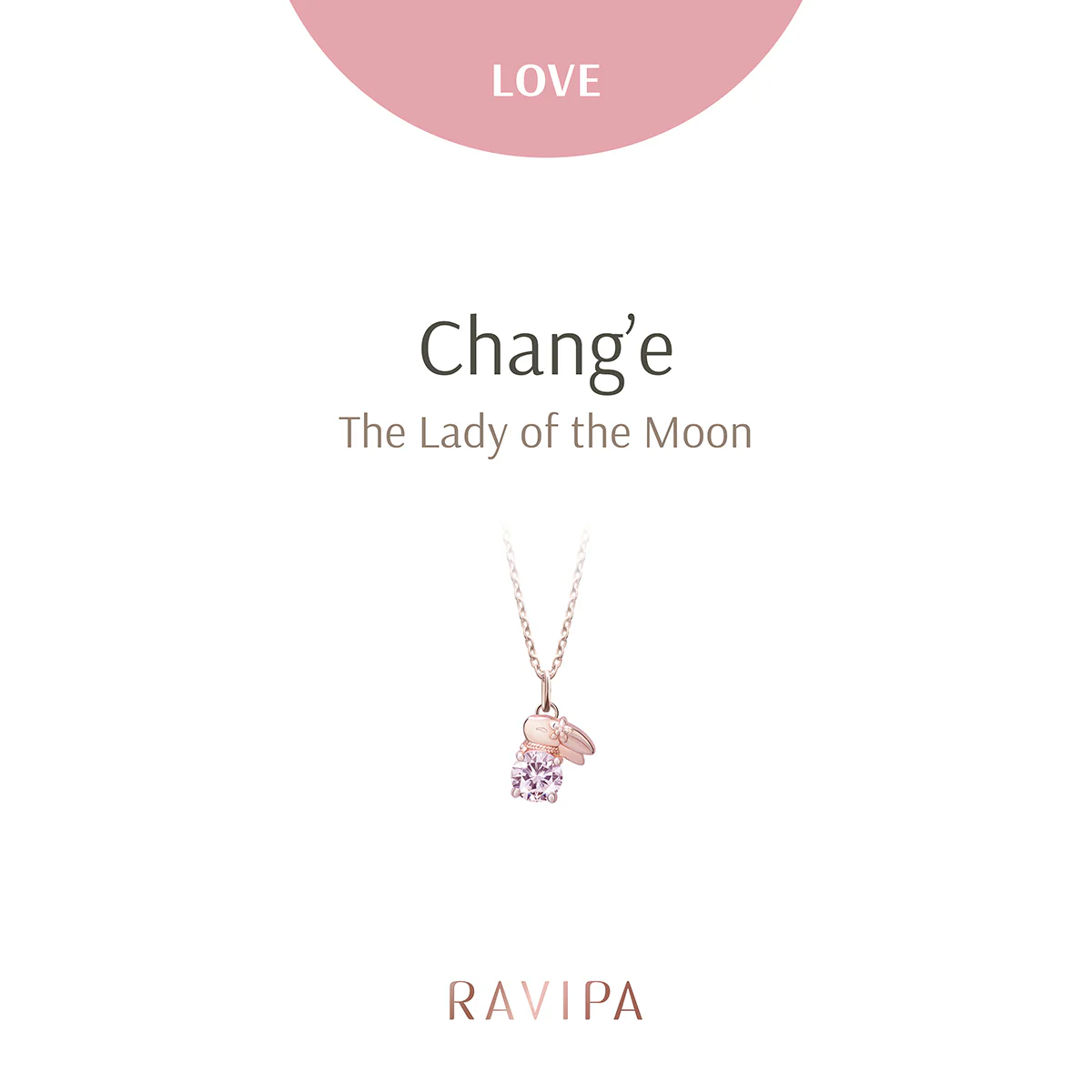 Chang’e - Moonlit Rabbit Necklace - Image 5