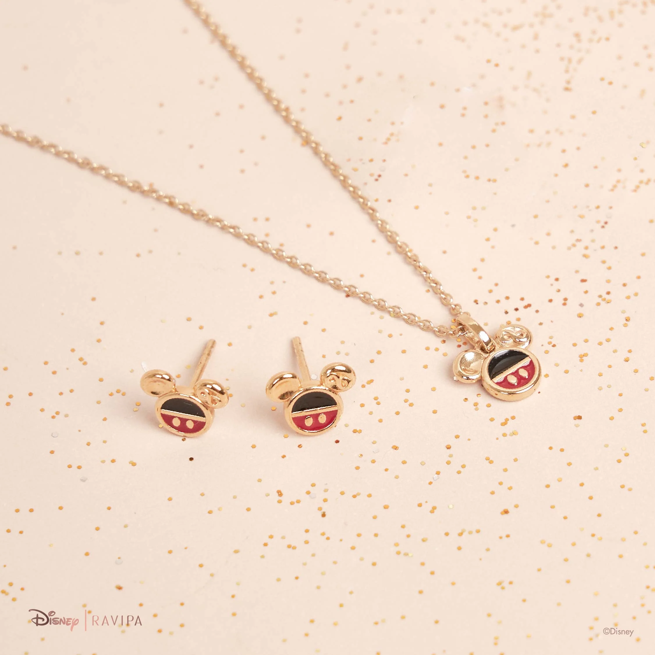 Mickey Mouse Classic Gold Necklace - Image 3
