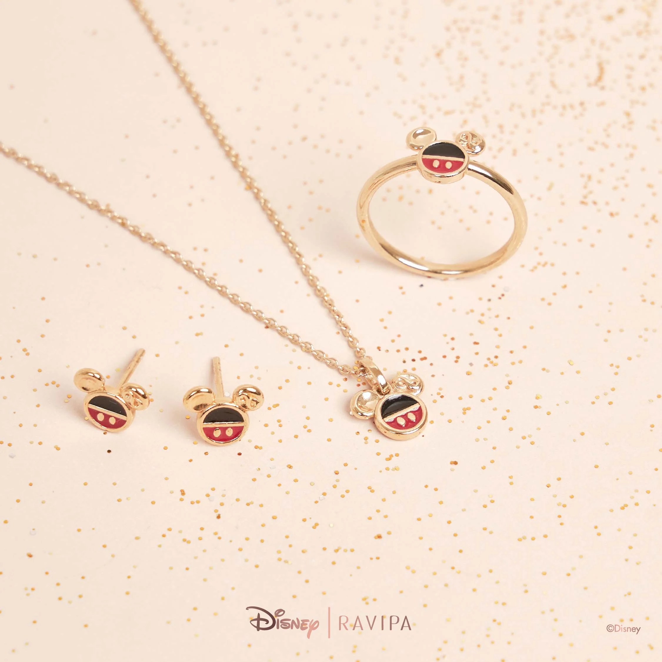 Mickey Mouse Classic Gold Ring - Image 4