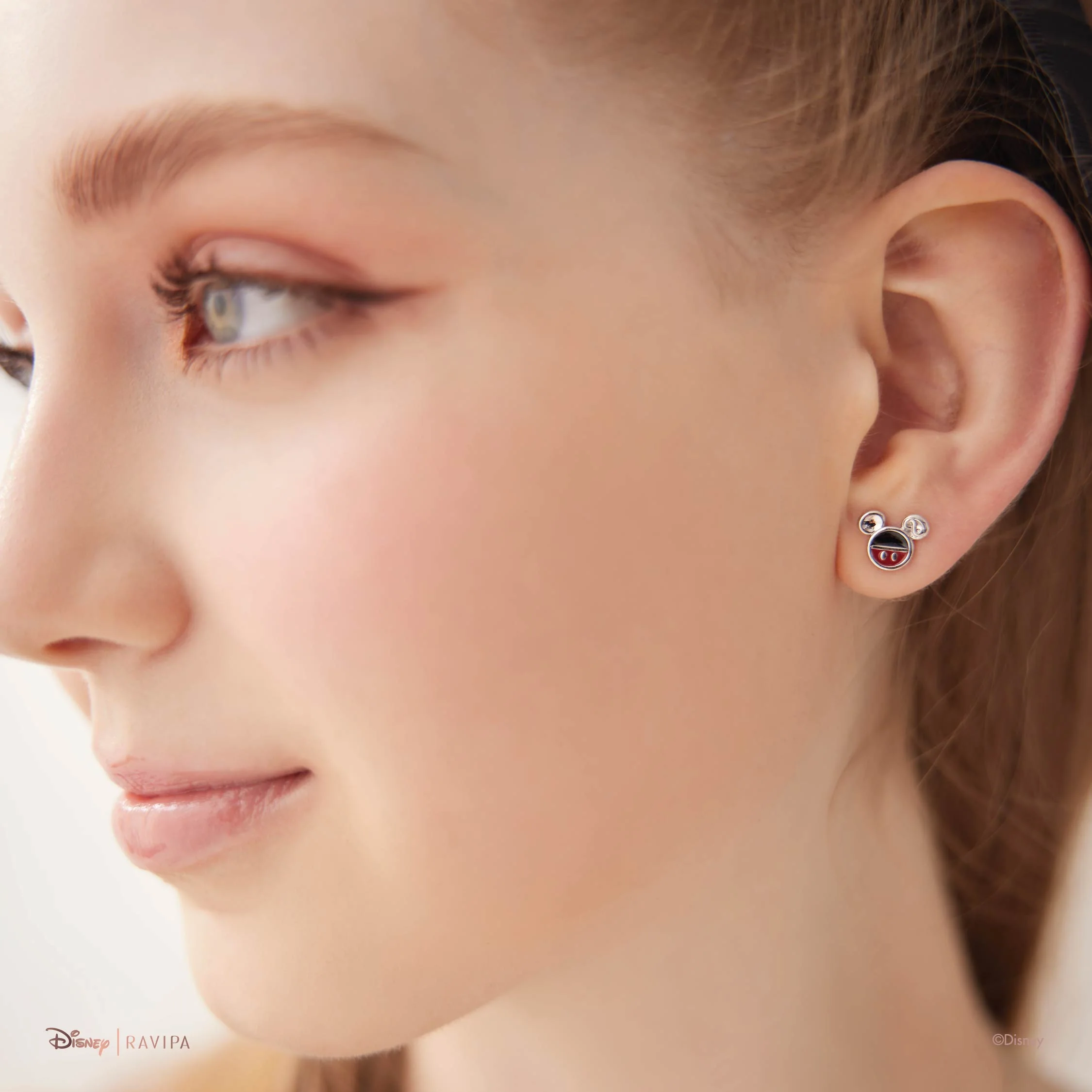 Mickey Mouse Classic Silver Studs - Image 4