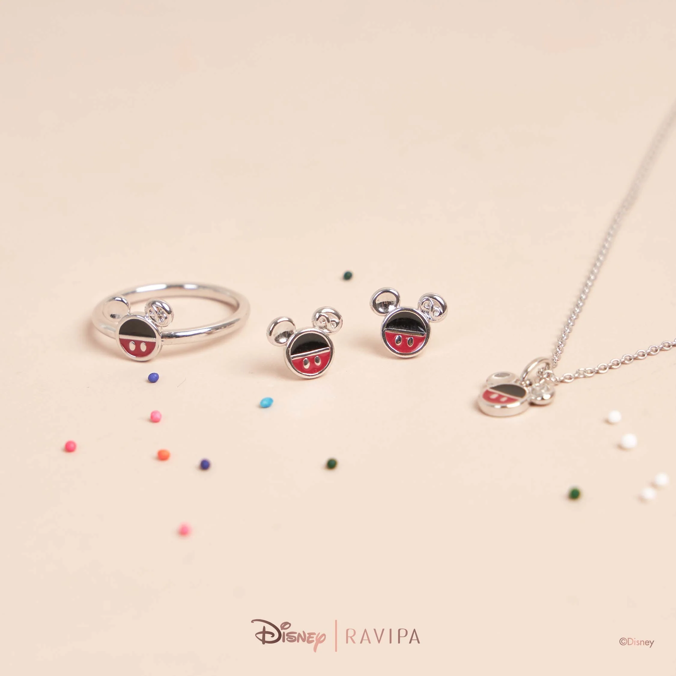Mickey Mouse Classic Silver Ring - Image 3