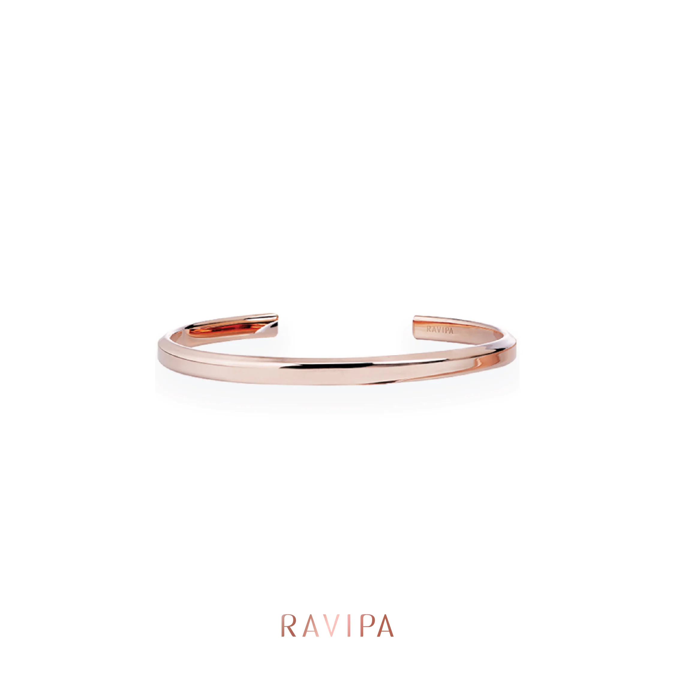 Classic Rose Gold Cuff Bangle