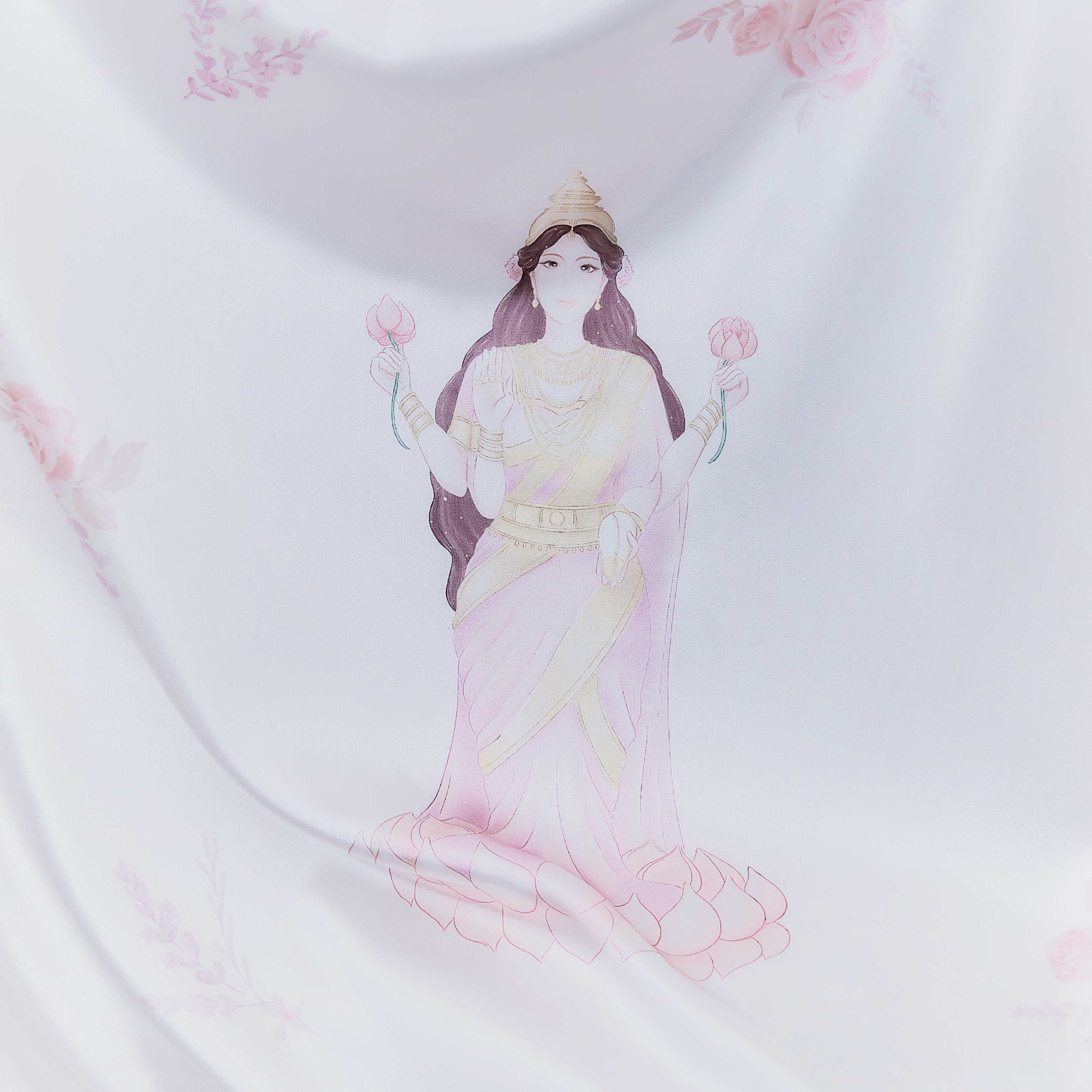 Flower of Lakshmi Scarf - Image 6