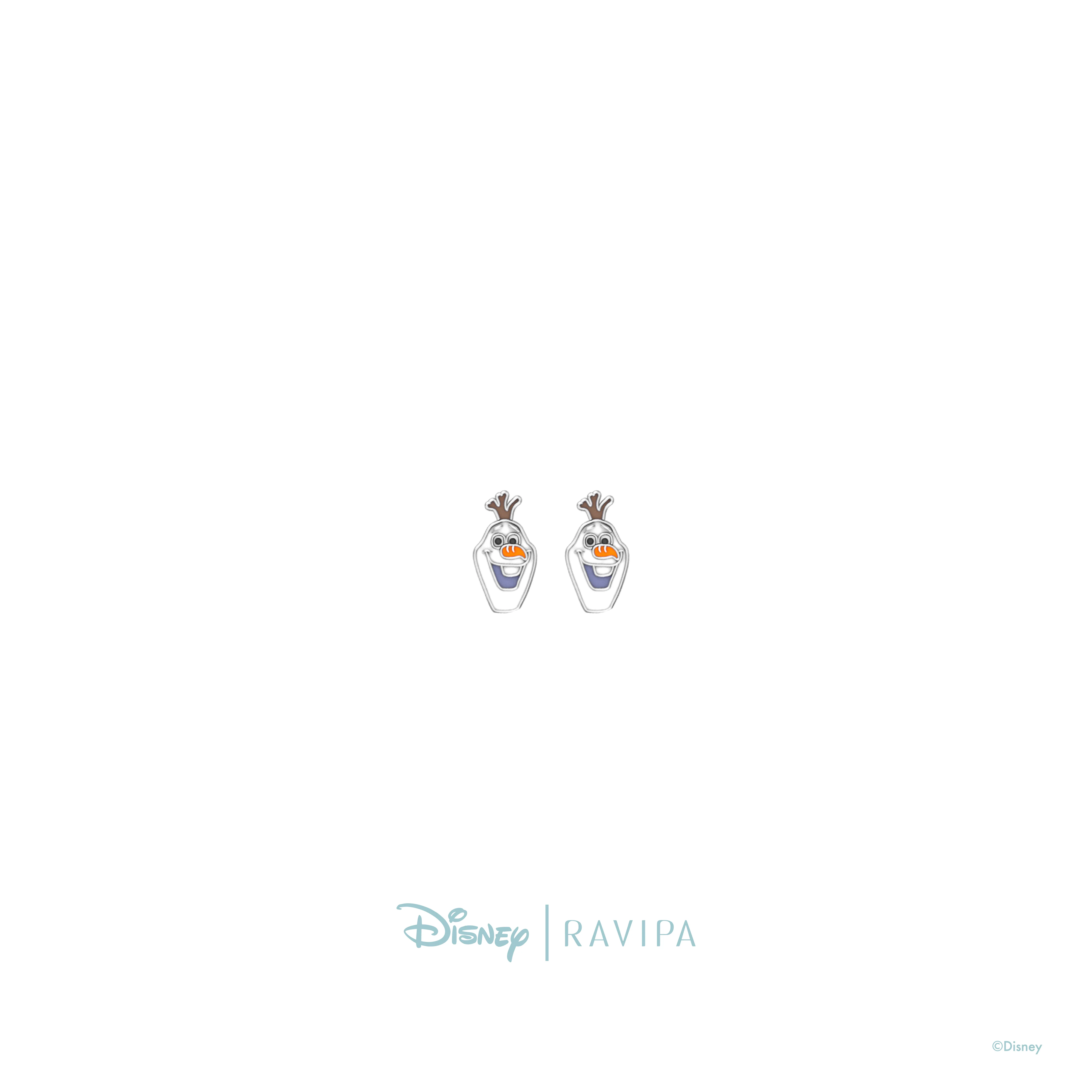 RAVIPA Snowflake Olaf Studs