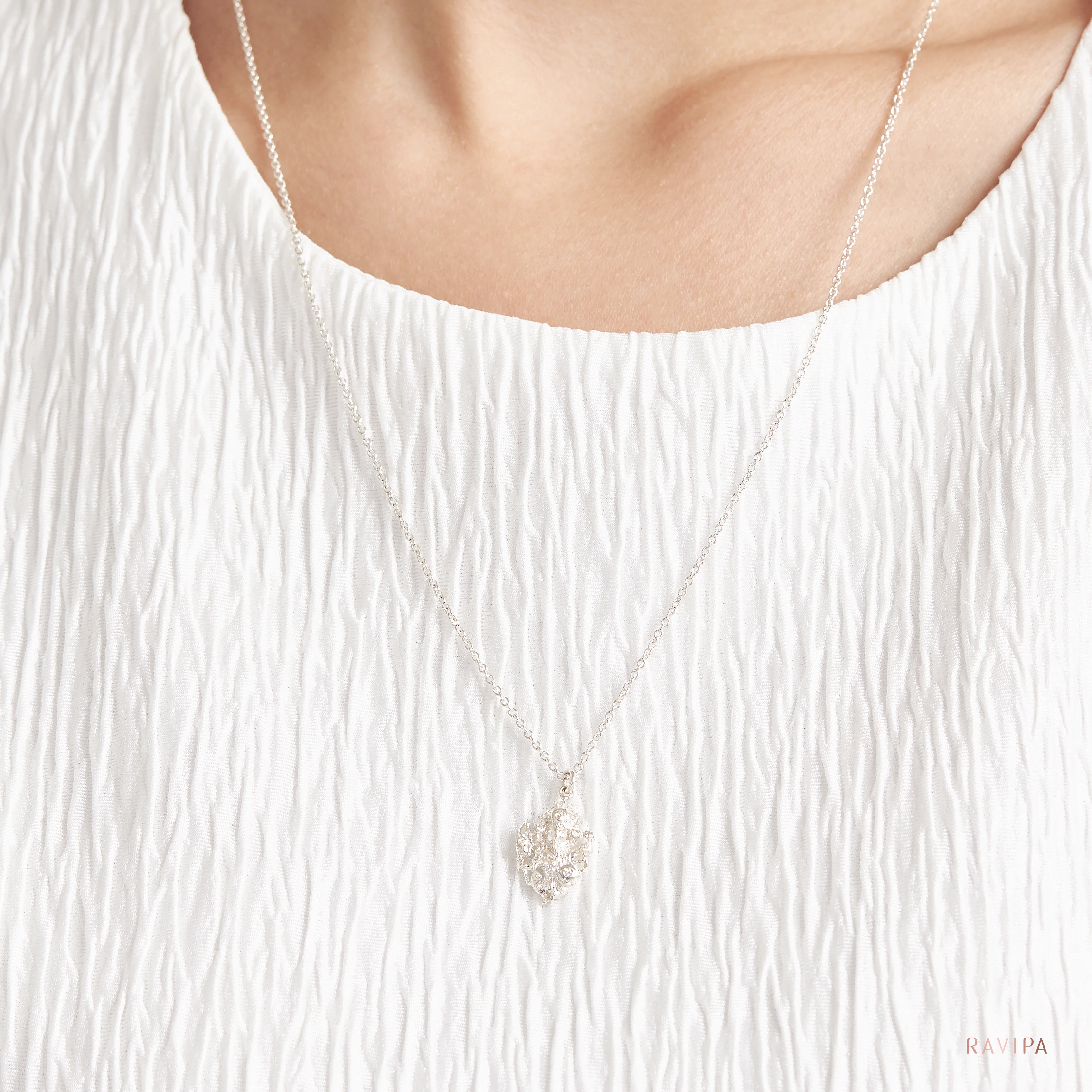 Ganesha Asuraya Silver Necklace - Image 3