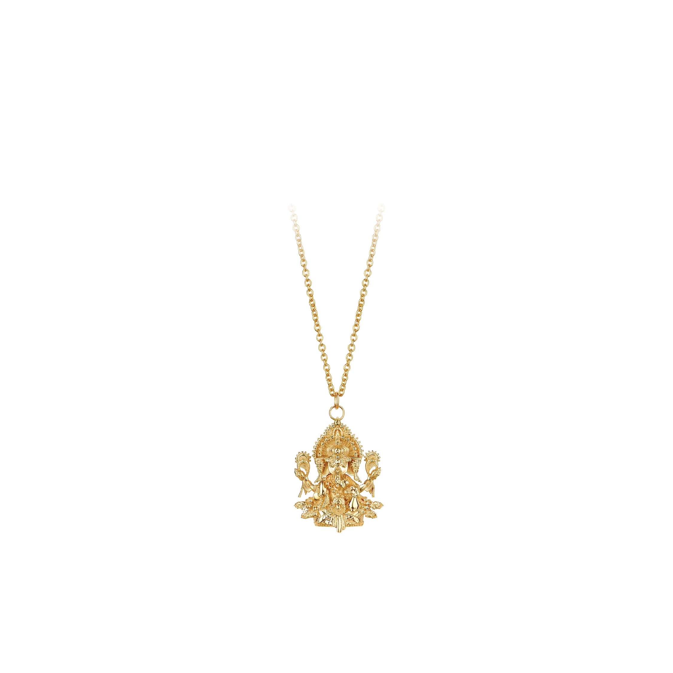 Ganesha Mahasetthi Gold Necklace