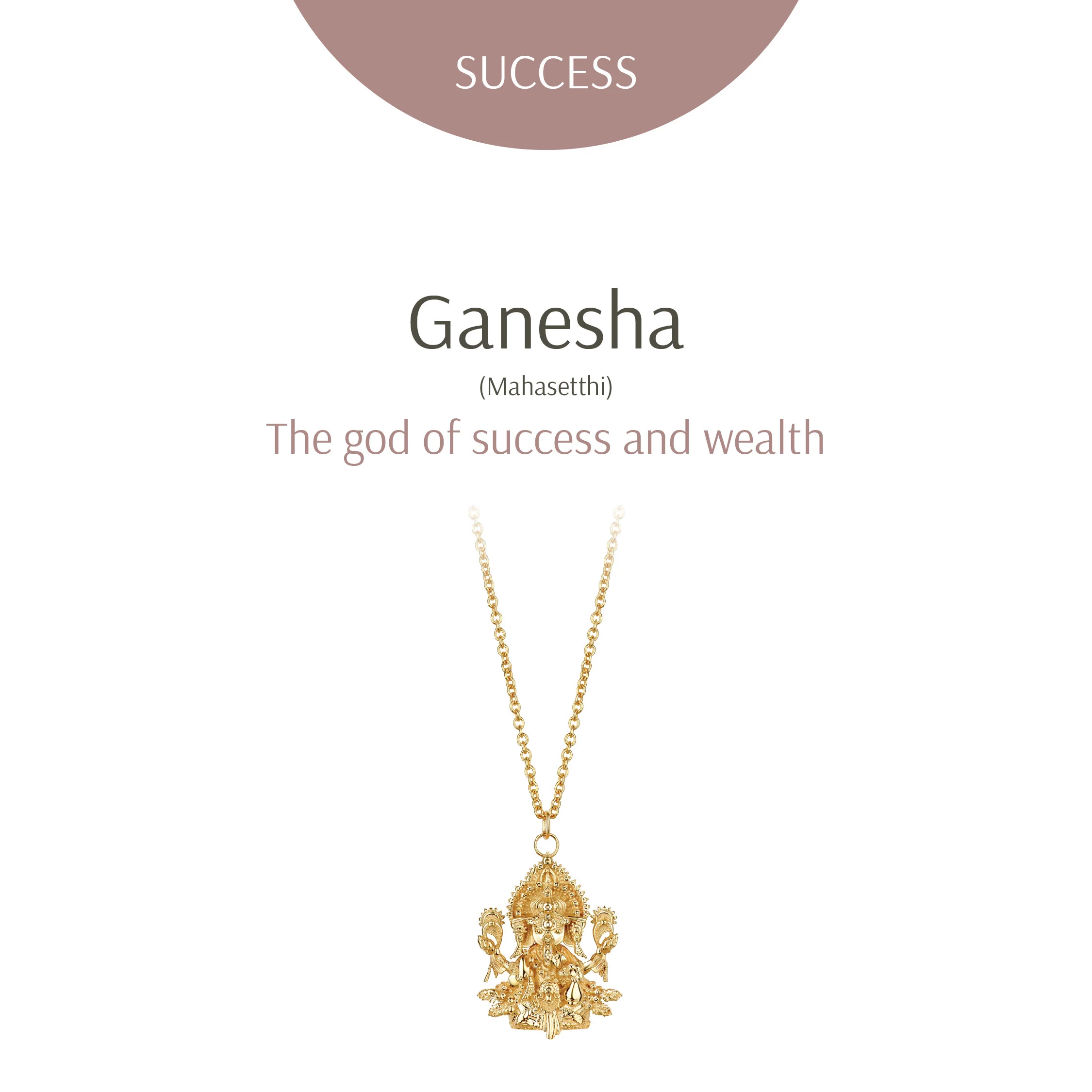 Ganesha Mahasetthi Gold Necklace - Image 2