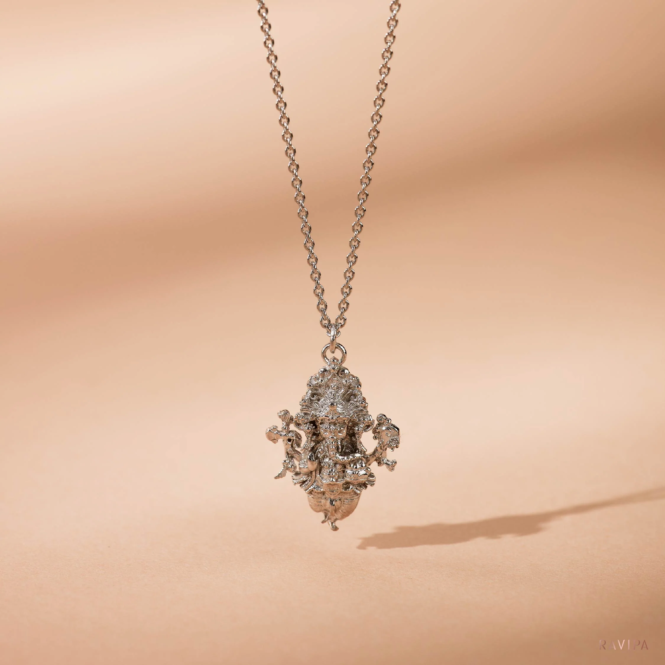 Ganesha Phratarnphorn Silver Necklace - Image 3