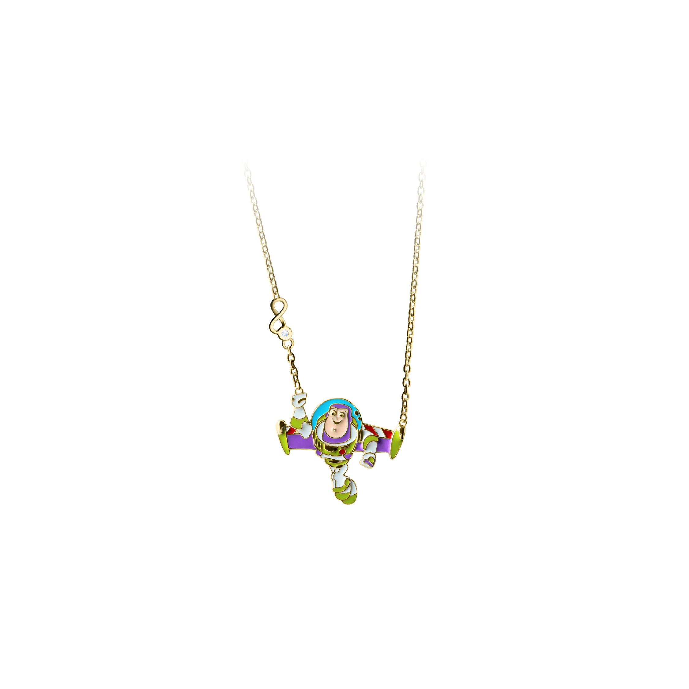 Toy Story Buzz Lightyear Gold Necklace