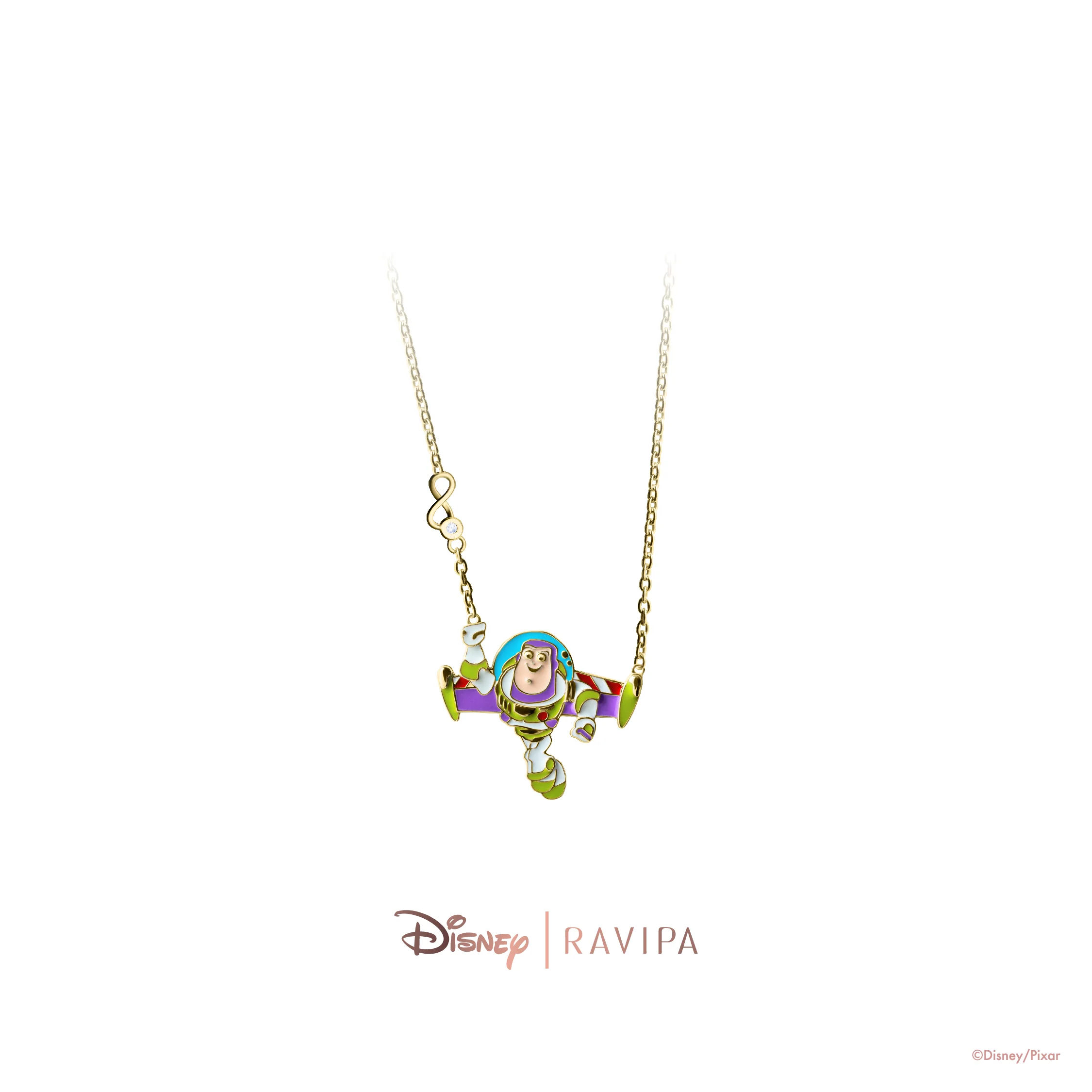 Toy Story Buzz Lightyear Gold Necklace - Image 2