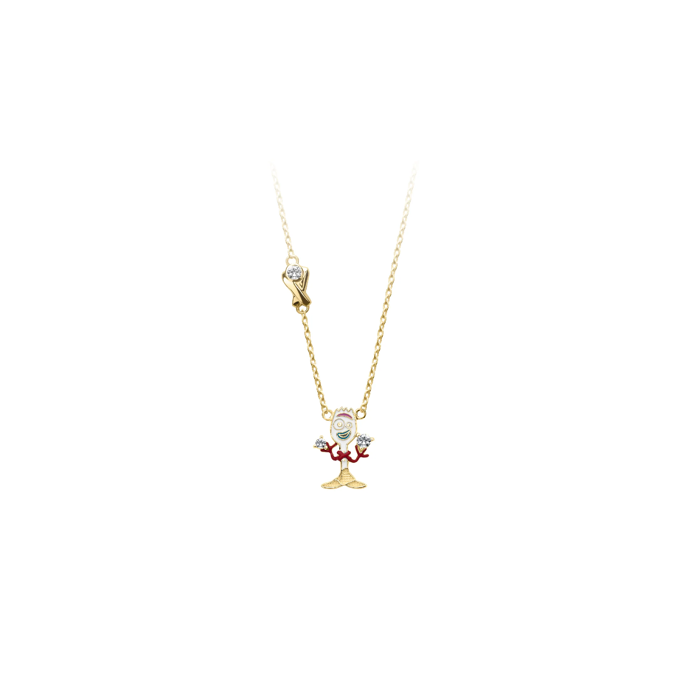 Toy Story Forky Gold Necklace