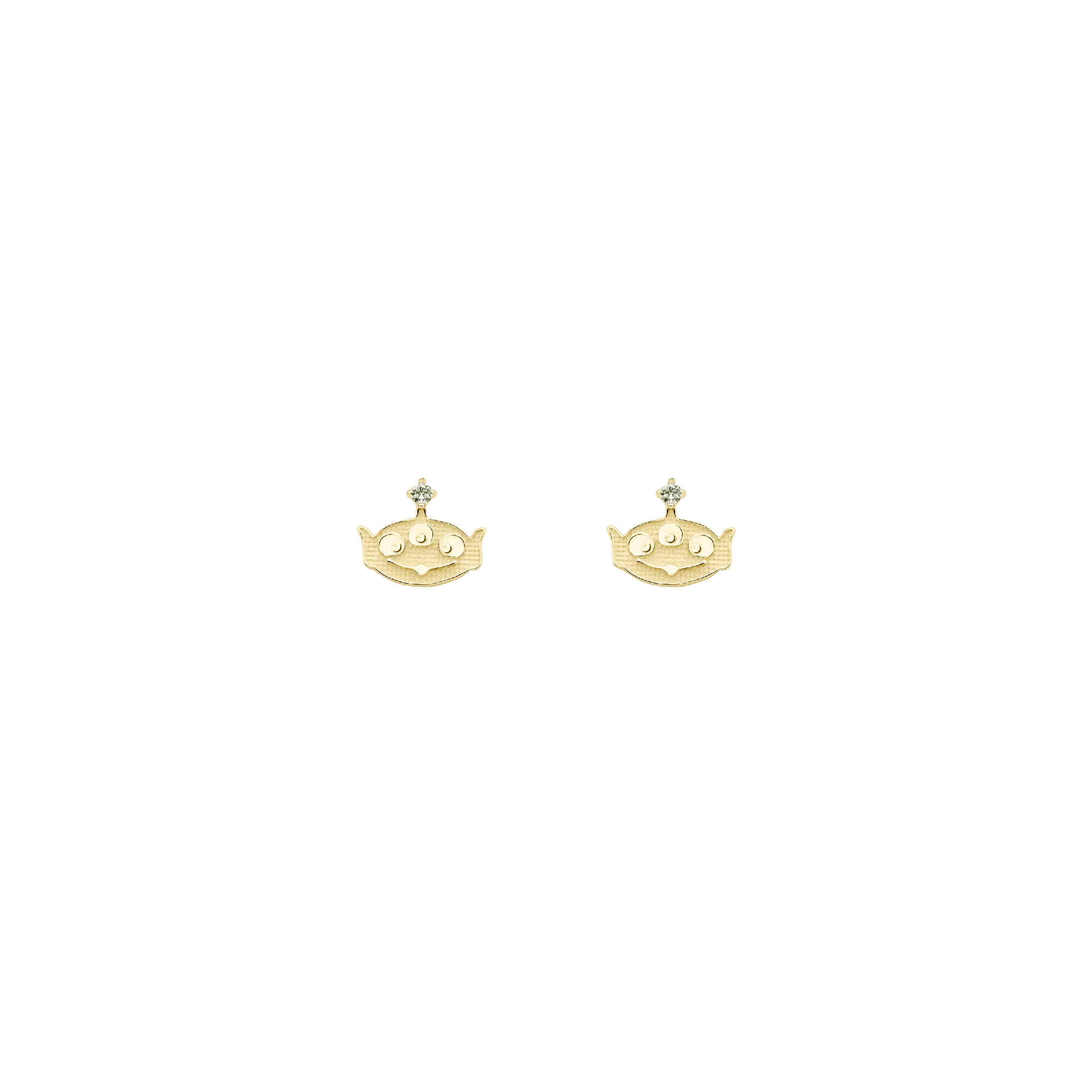 Toy Story Little Alien Gold Studs