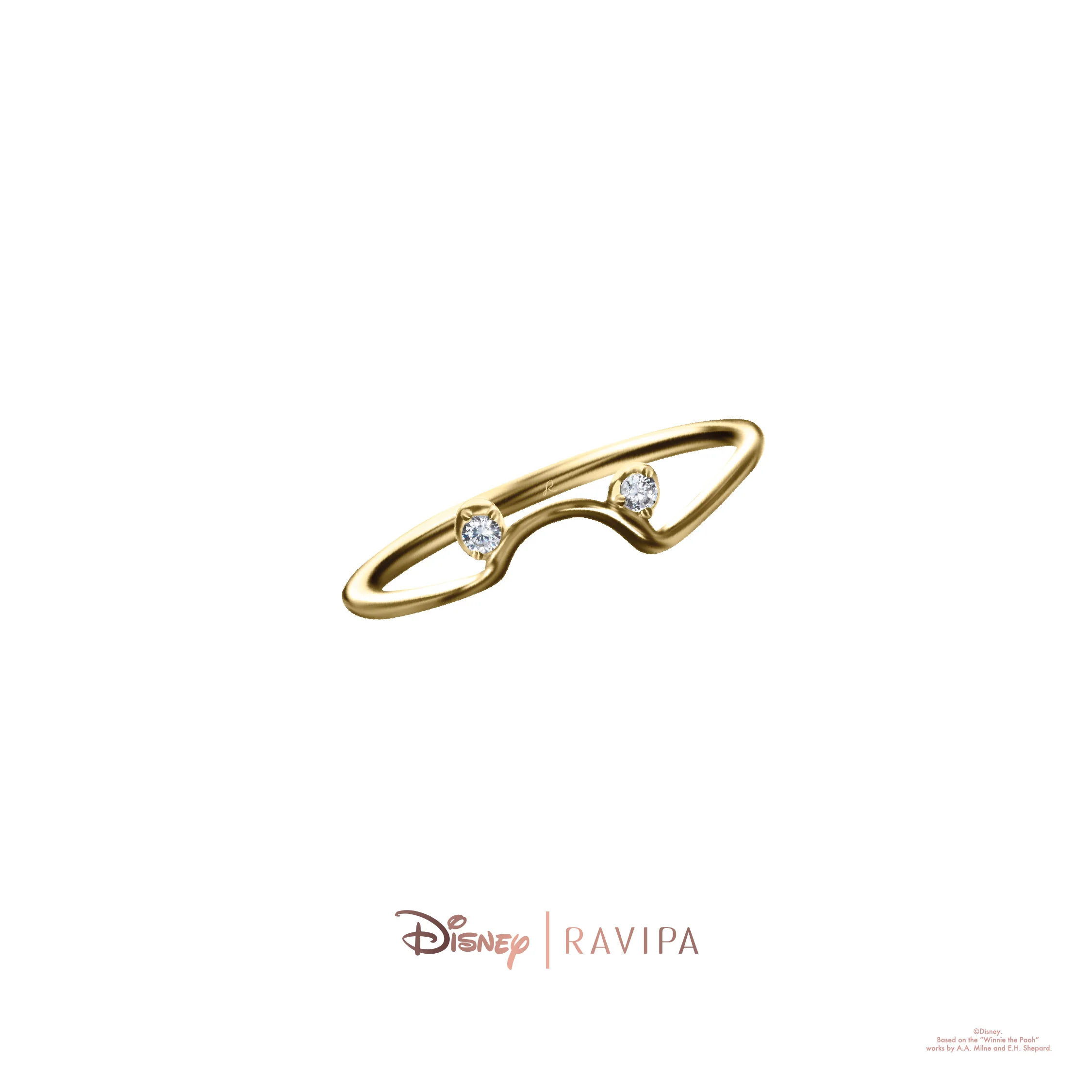 Winnie The Pooh Classic Gold Ring - Image 2