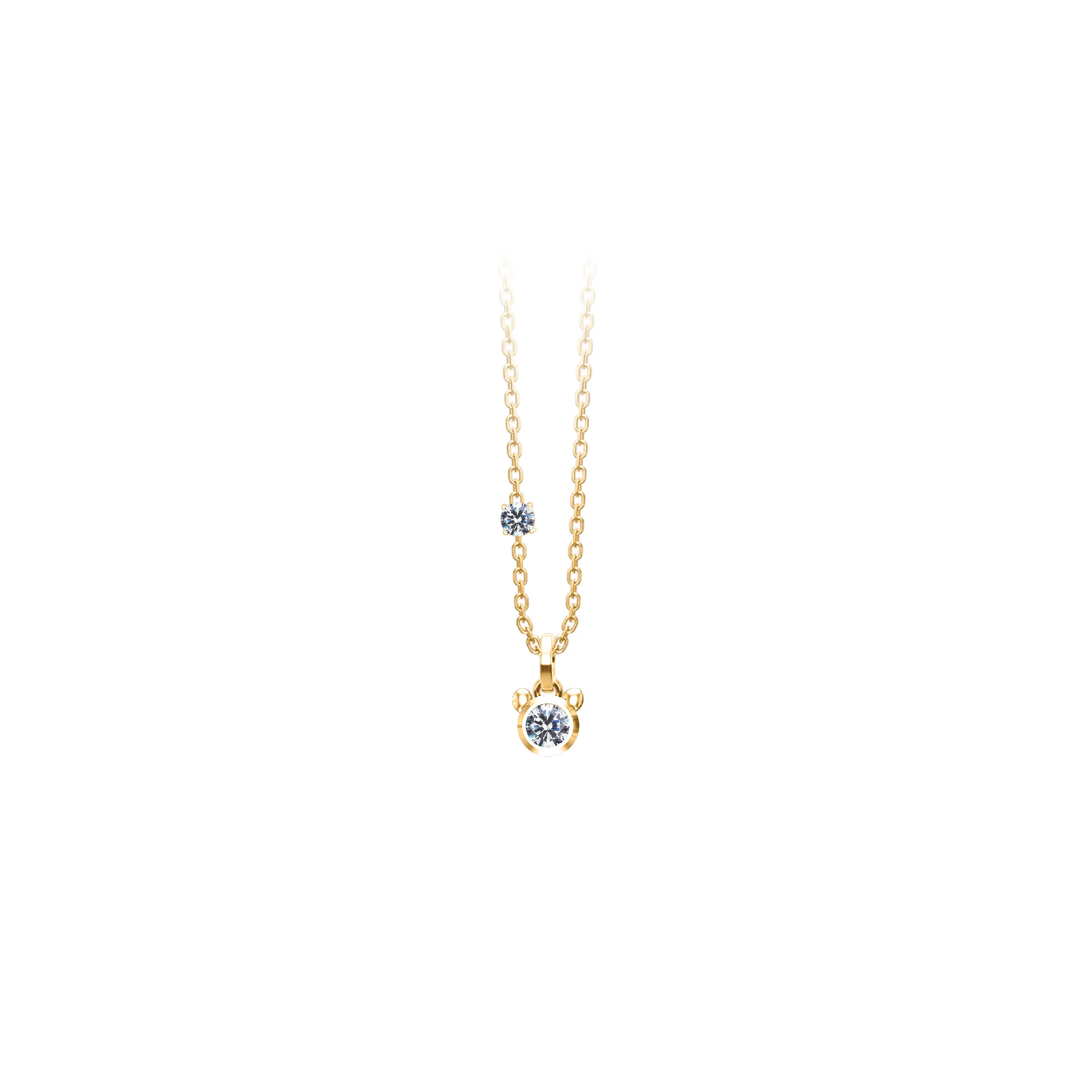 Winnie The Pooh Gold Necklace
