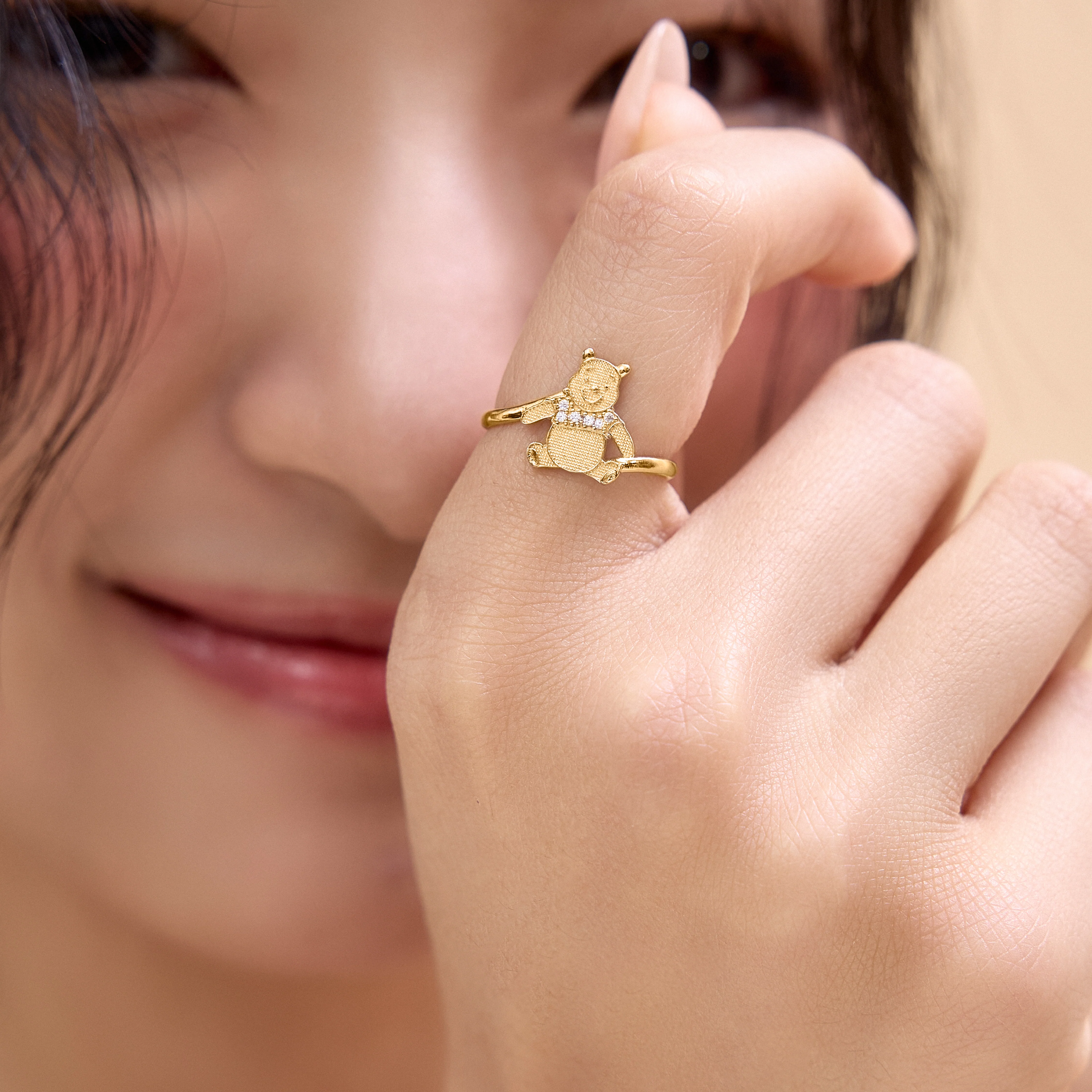 Winnie The Pooh Signature Gold Ring - Image 5