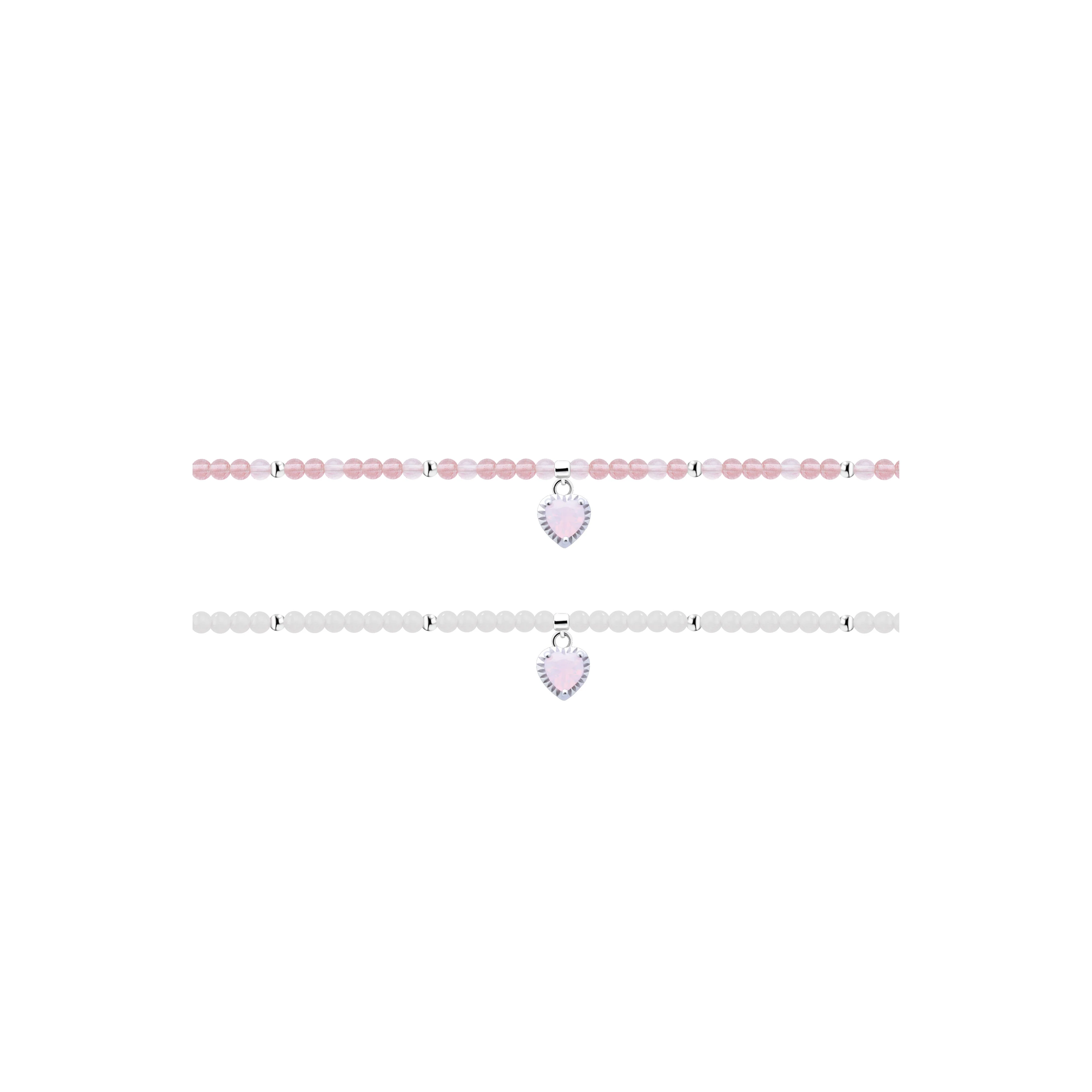 Guanyin Heart and All-around Bracelet