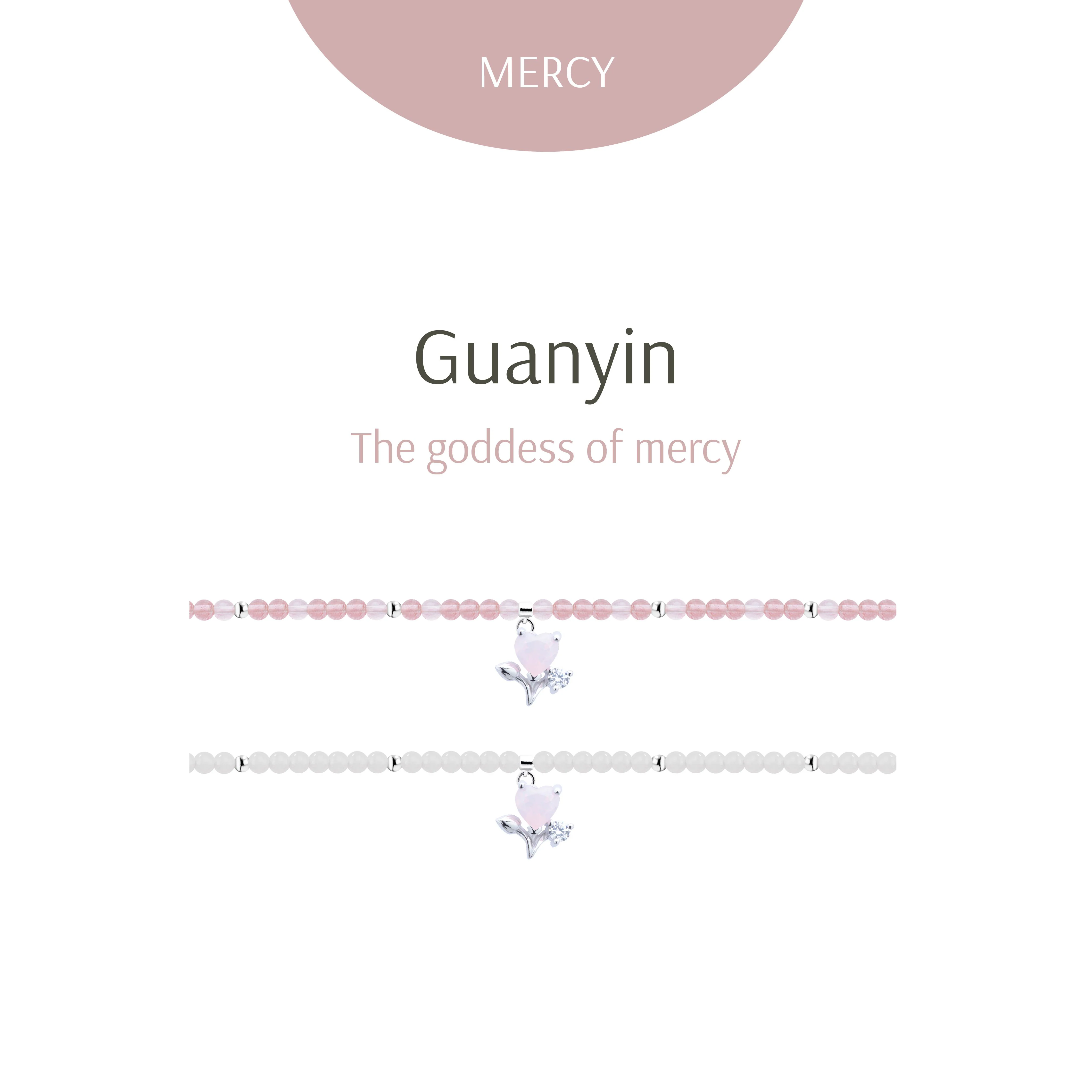 Guanyin Heart Posie All-around Bracelet - Image 2