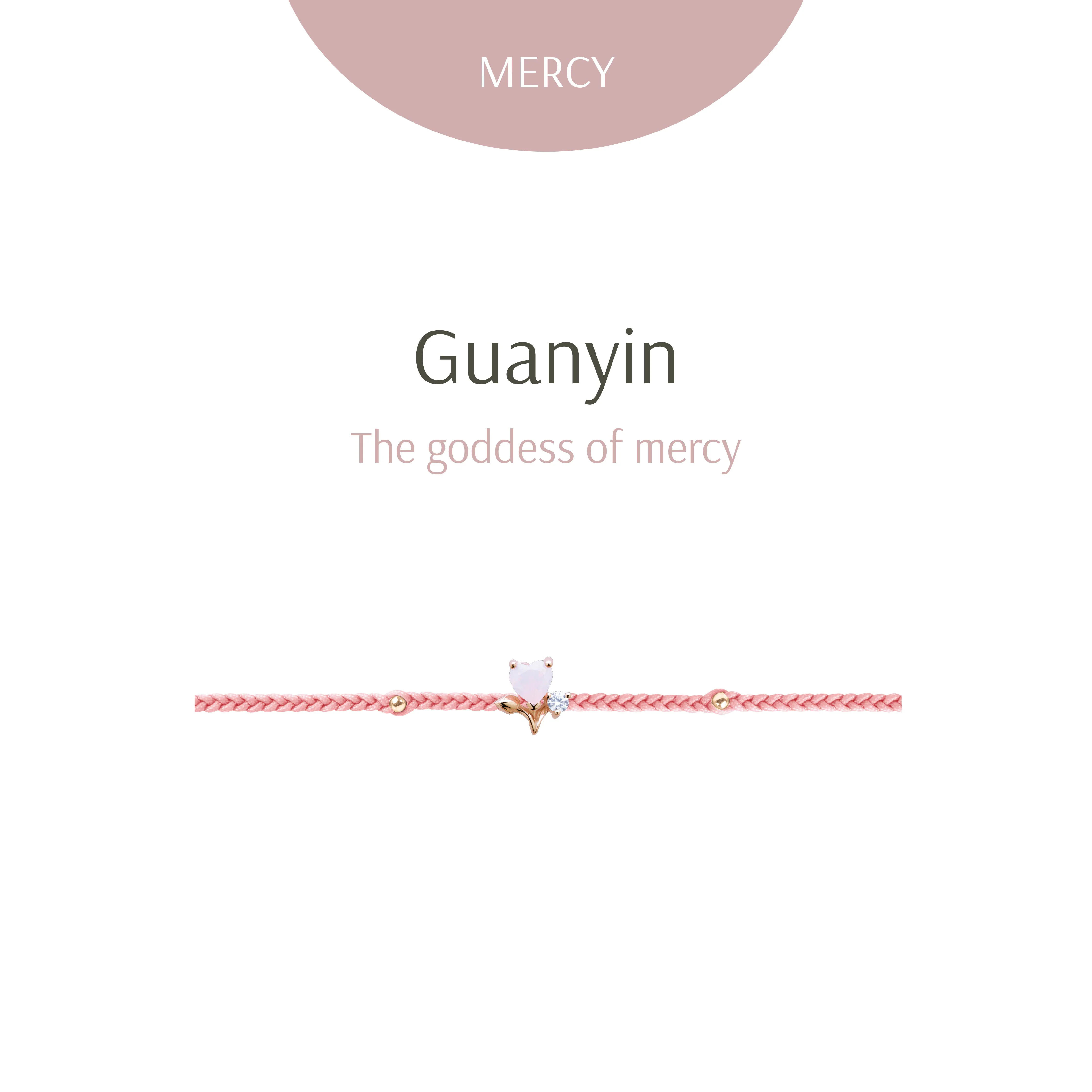 Guanyin Heart Posie Bracelet - Image 5