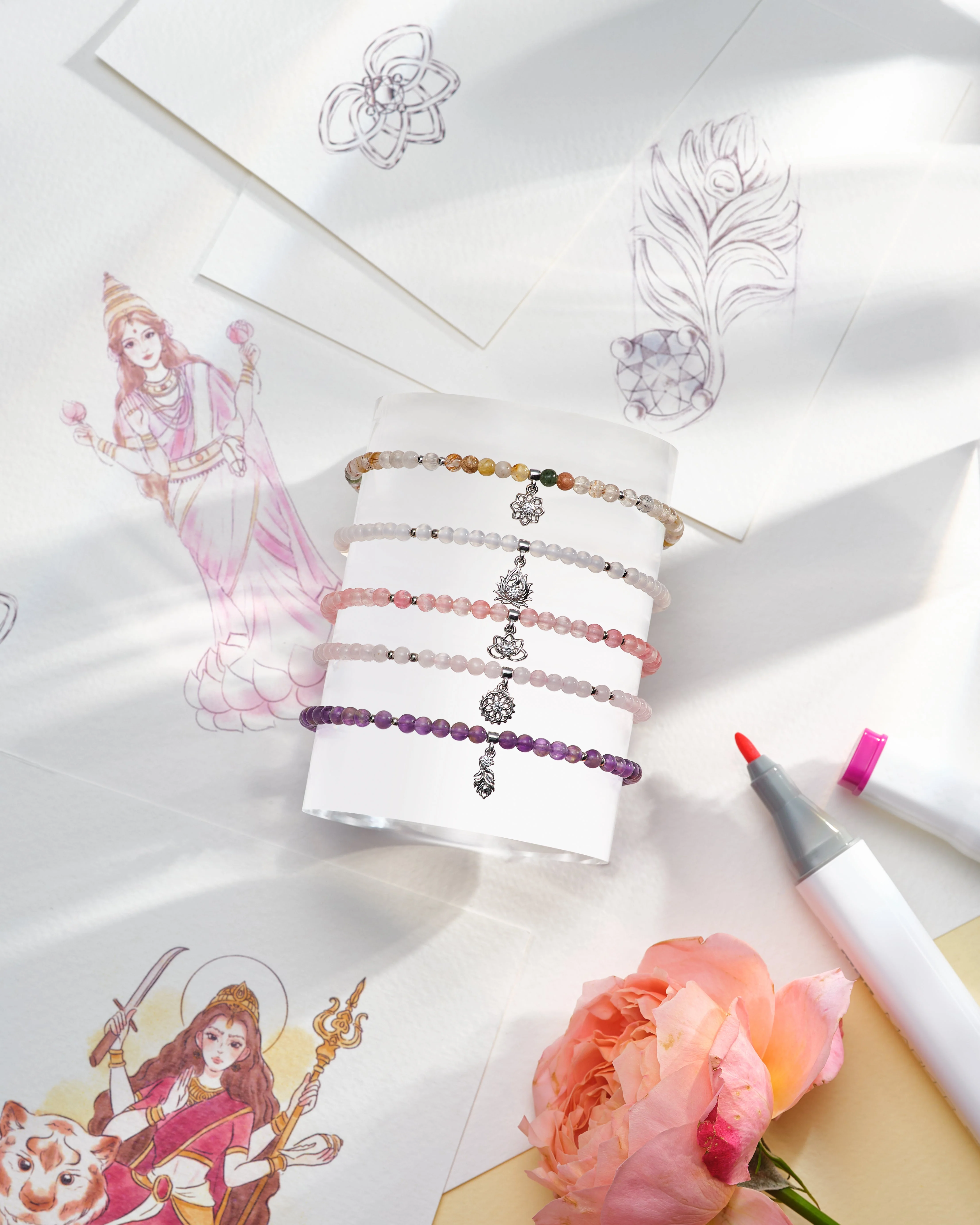 Krishna Amethyst All-around Bracelet - Image 9