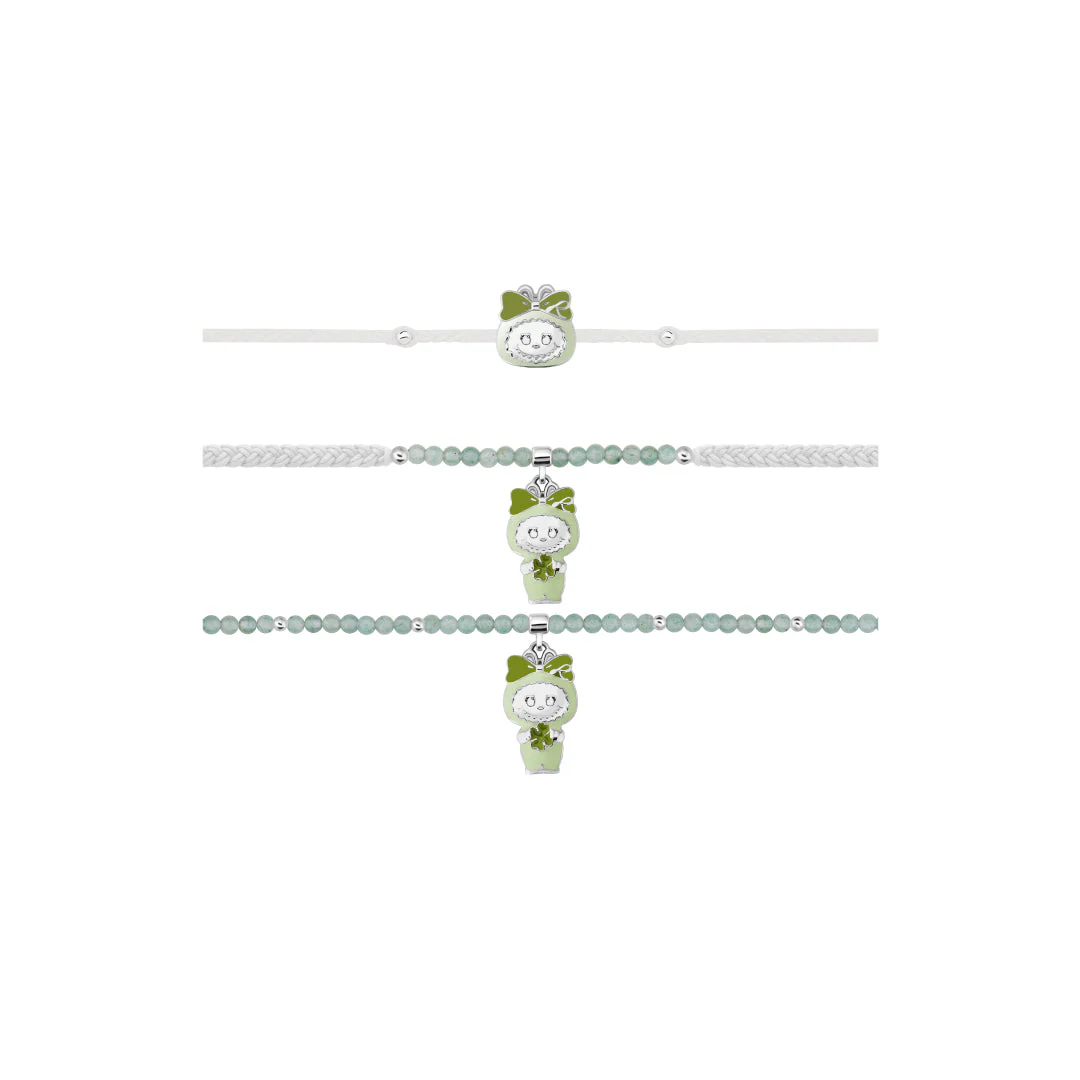 Labubu Baby Four-Leaf Clover Bracelet - Image 4