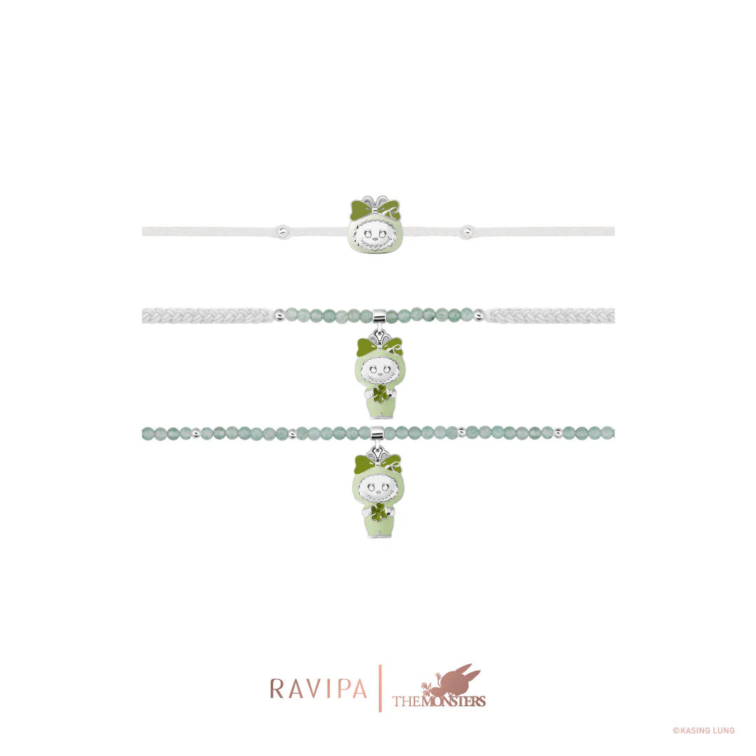 Labubu Baby Four-Leaf Clover Bracelet - Image 5