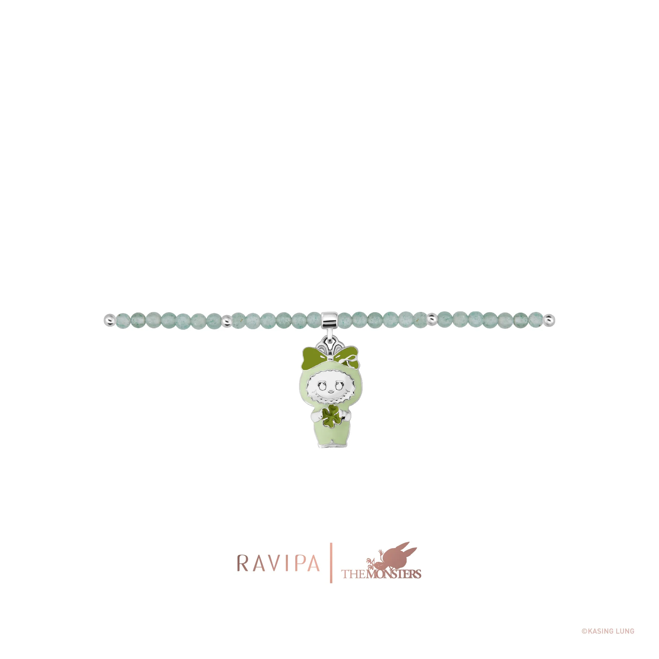 Labubu Baby Four-Leaf Clover Bracelet - Image 9