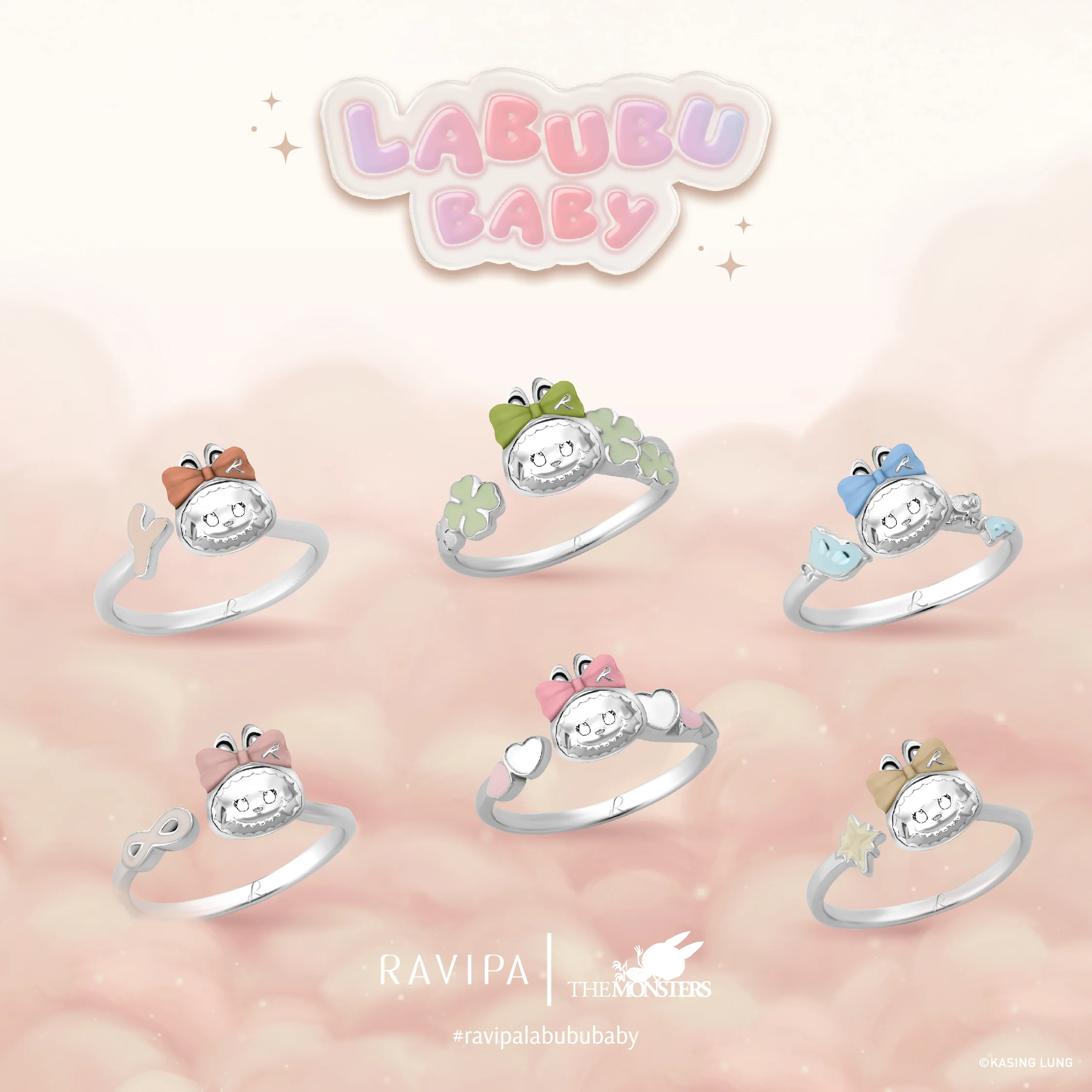 Labubu Baby Infinity Ring - Image 3