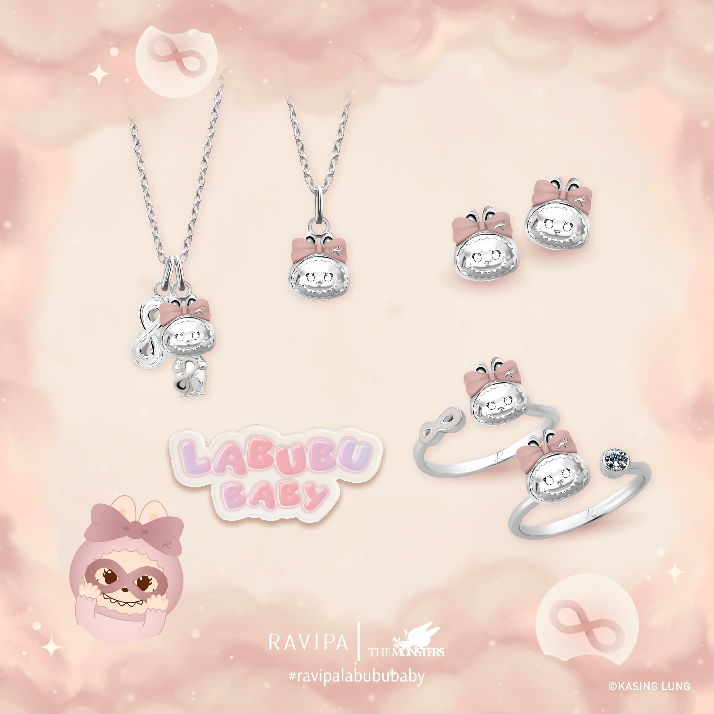 Labubu Baby Infinity Ring - Image 4