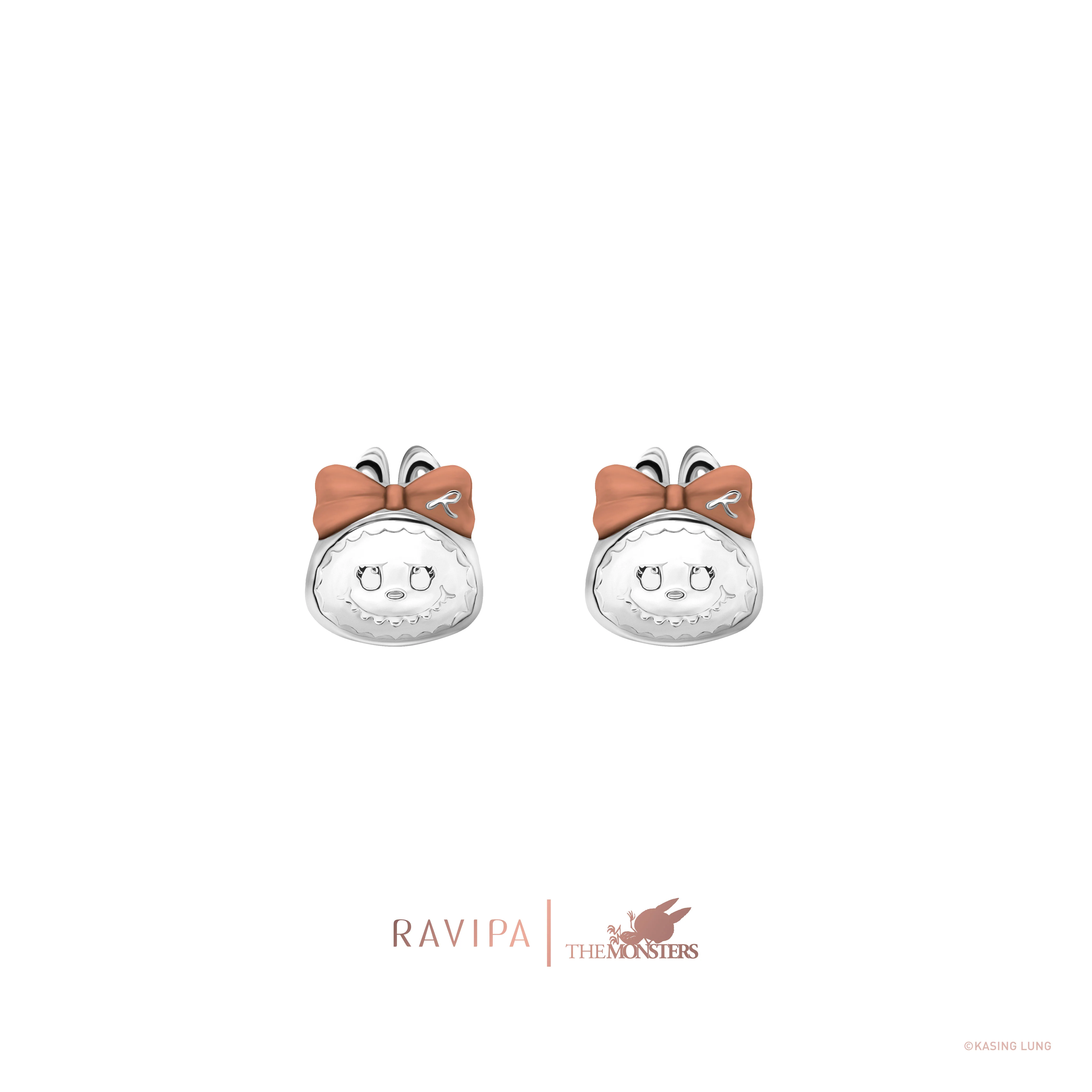 Labubu Baby Wishbone Studs - Image 2