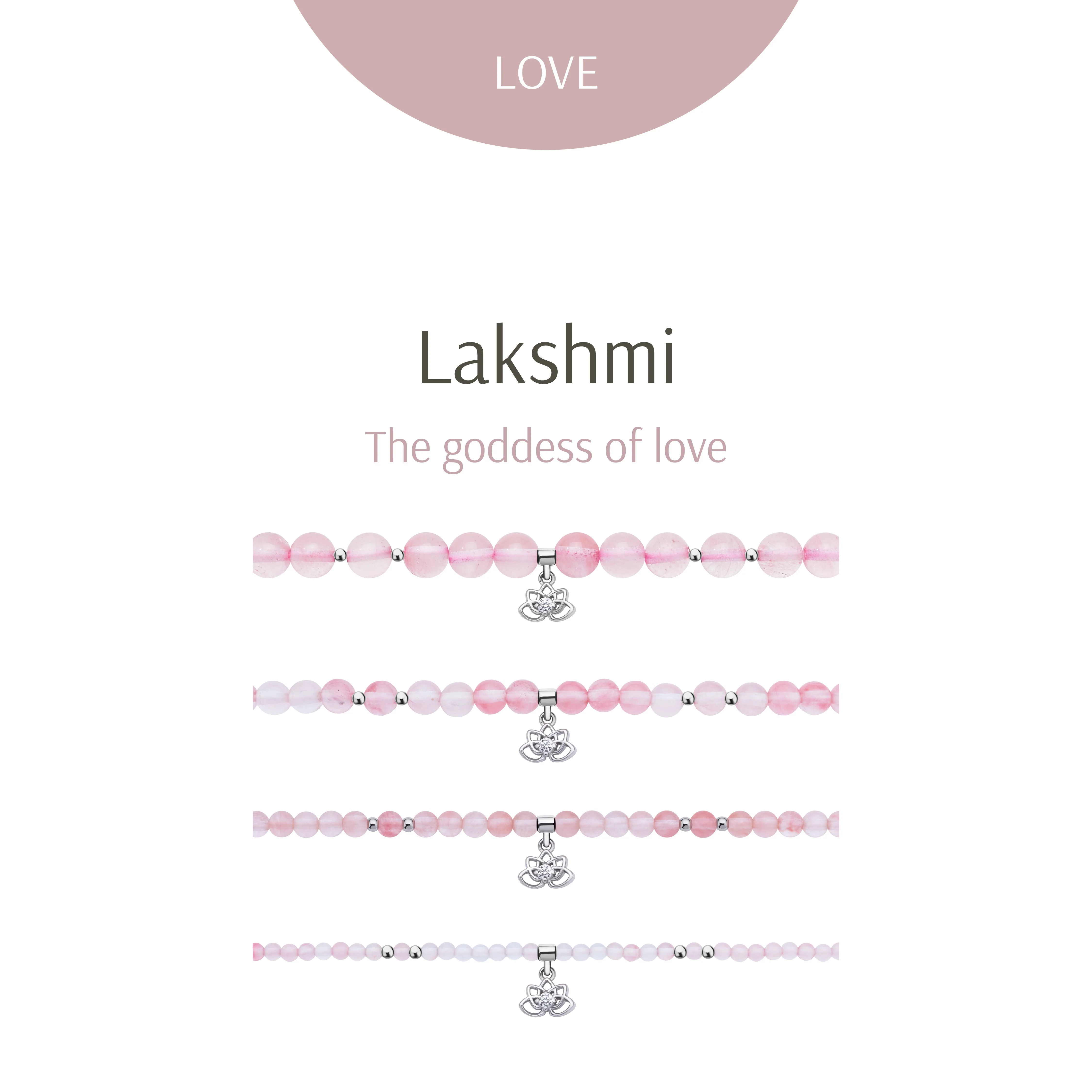 Lakshmi Cherry Quartz All-around Bracelet - Image 10