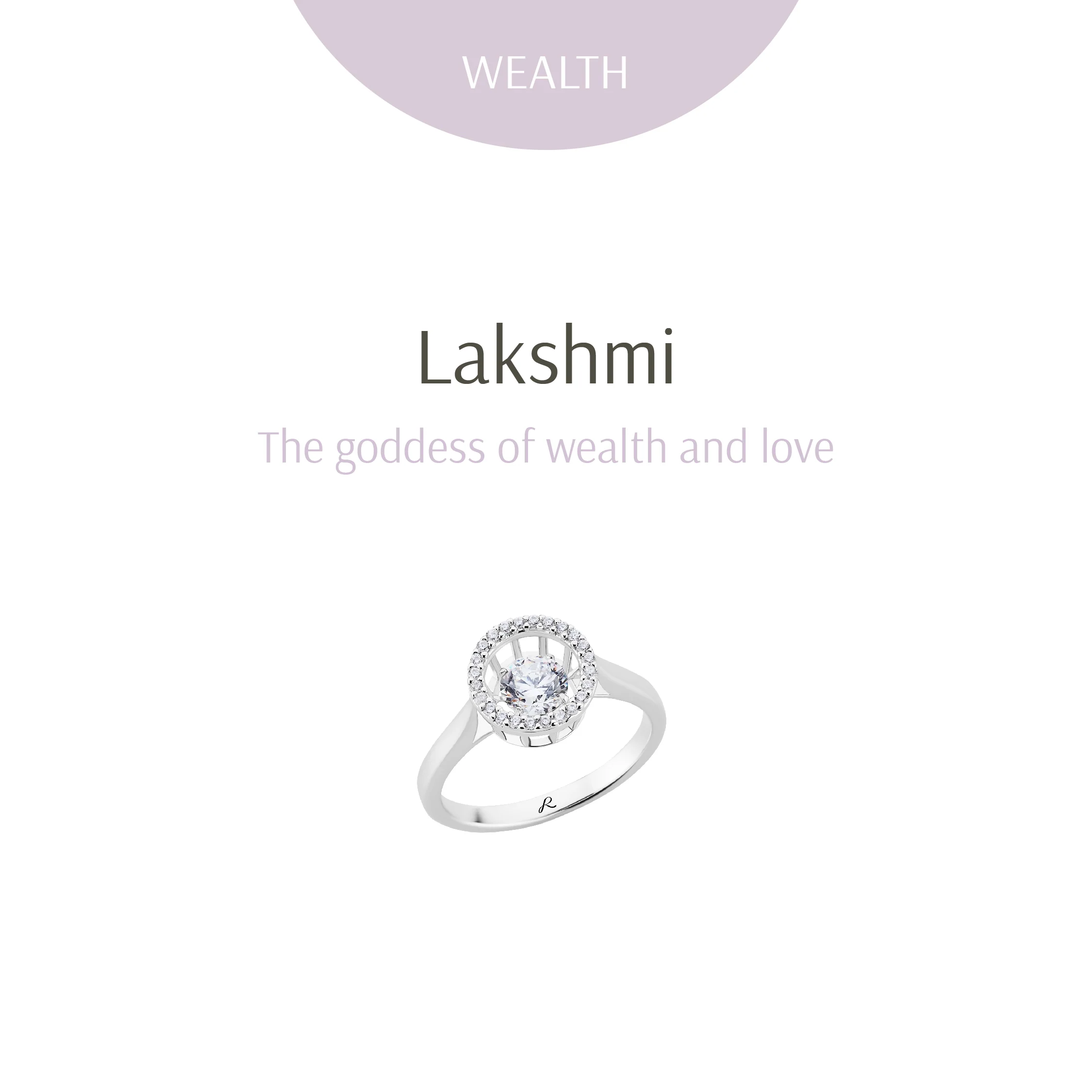 Lakshmi Dancing Diamond Churning of the Ocean Ring - Image 2