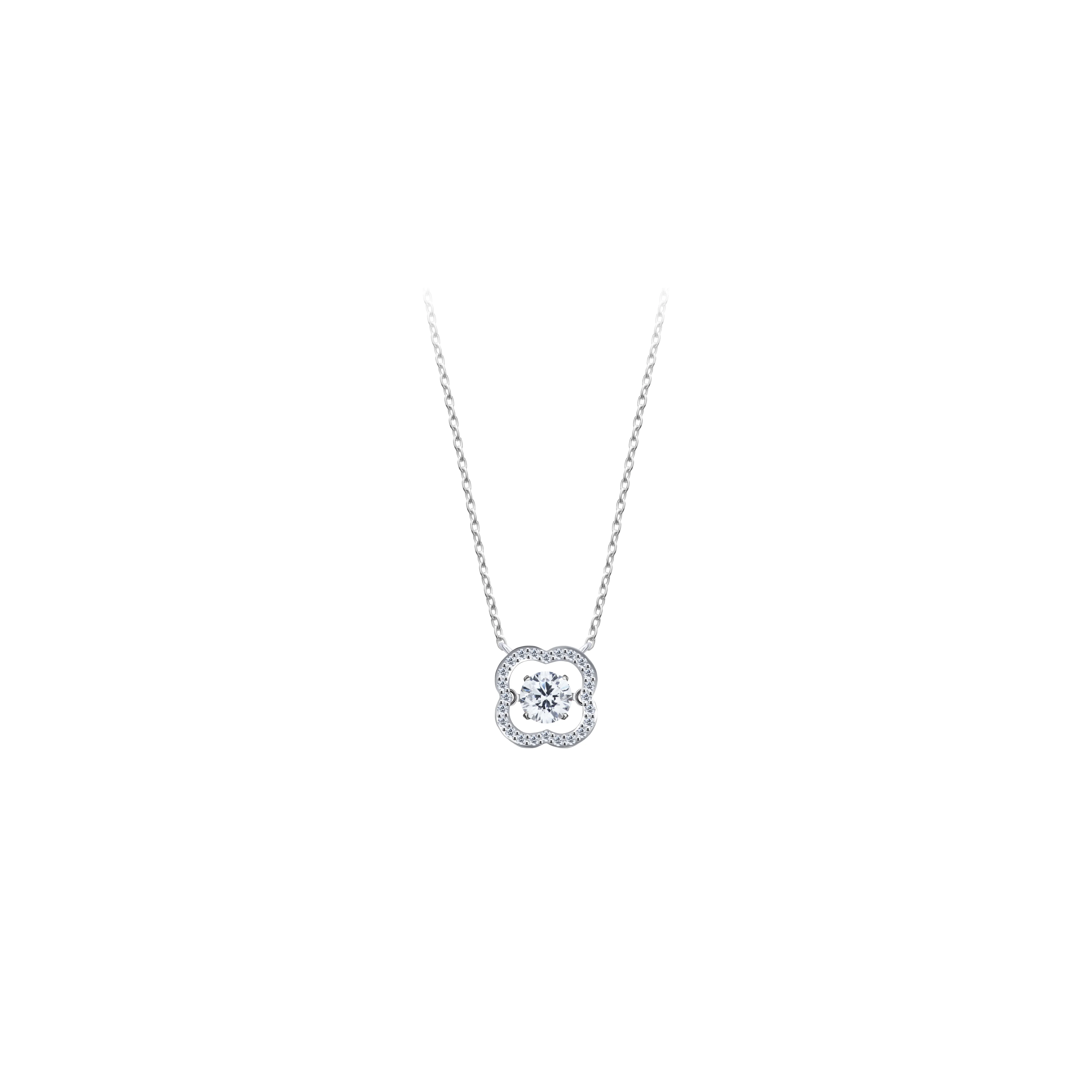 Lakshmi Dancing Diamond Florent Necklace