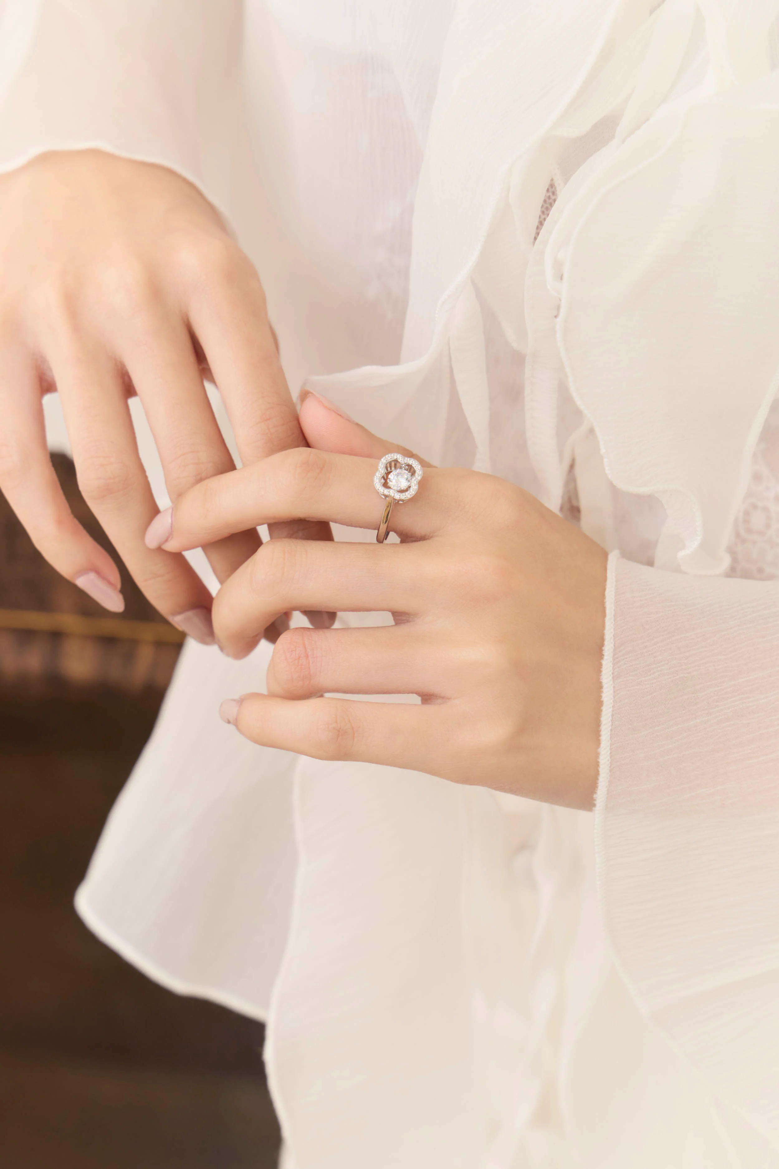 LAKSHMI Dancing Diamond Florent Ring - Image 6