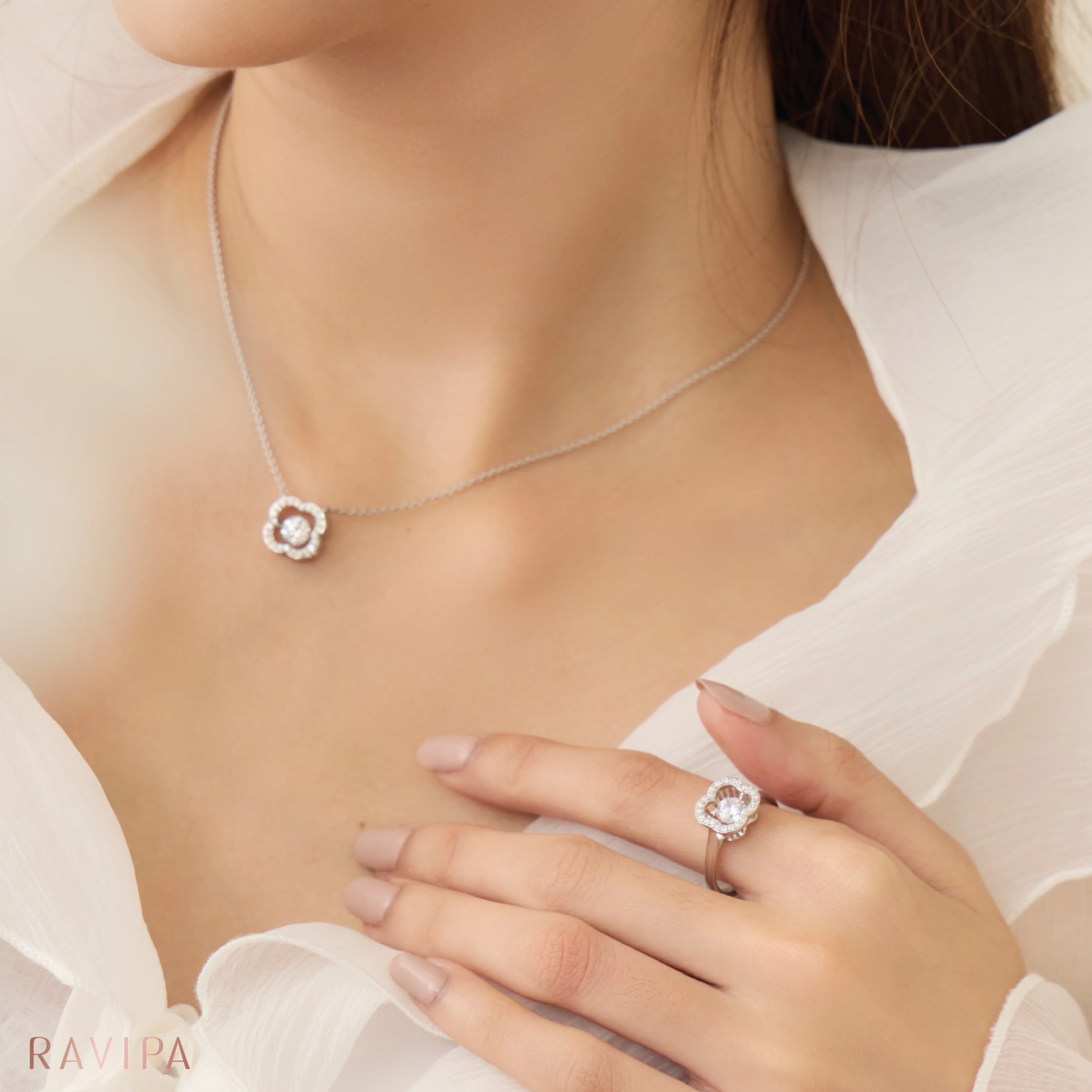 LAKSHMI Dancing Diamond Florent Ring - Image 9