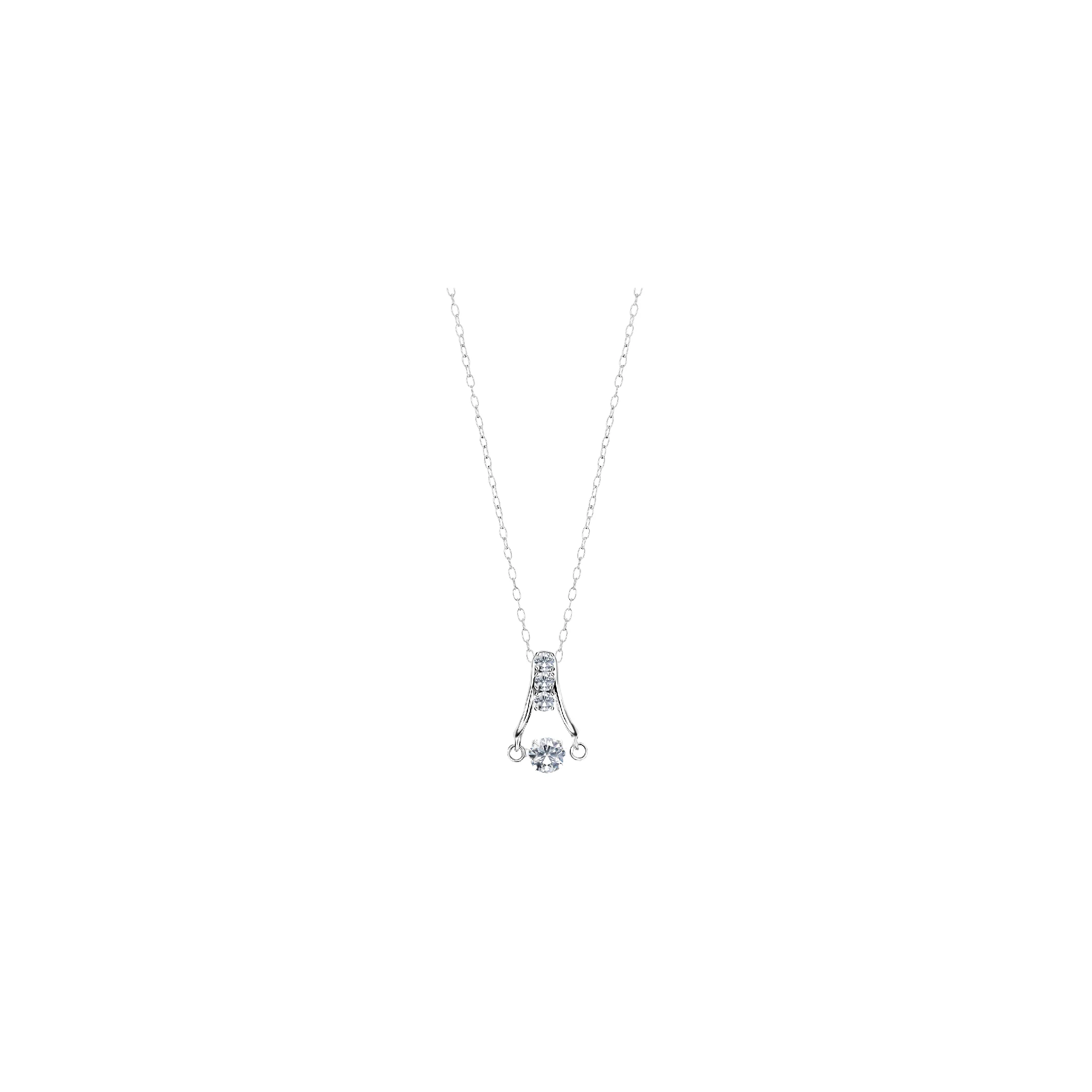 Lakshmi Dancing Diamond Mini Mount Mandara Necklace