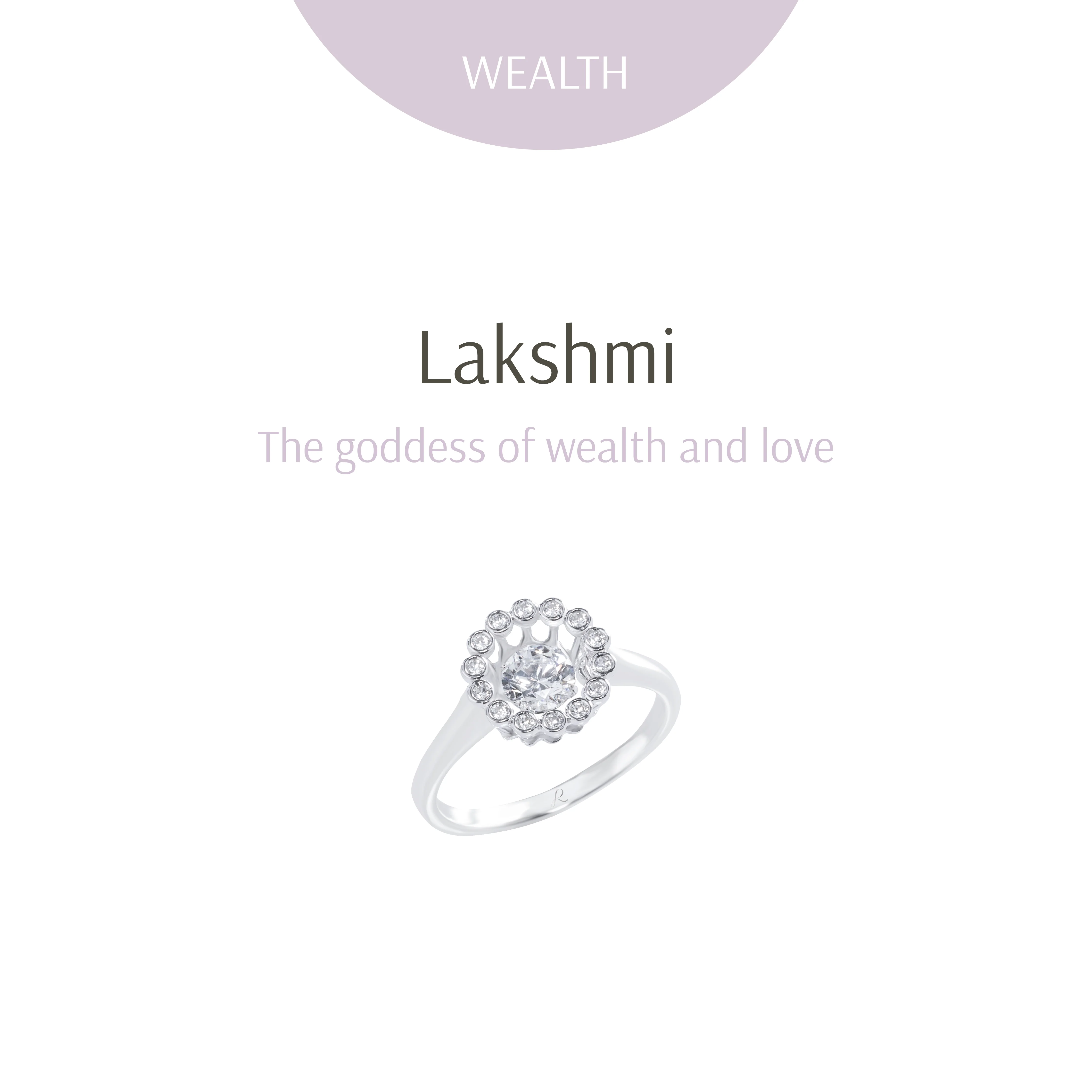 LAKSHMI Dancing Diamond Round Ring - Image 2
