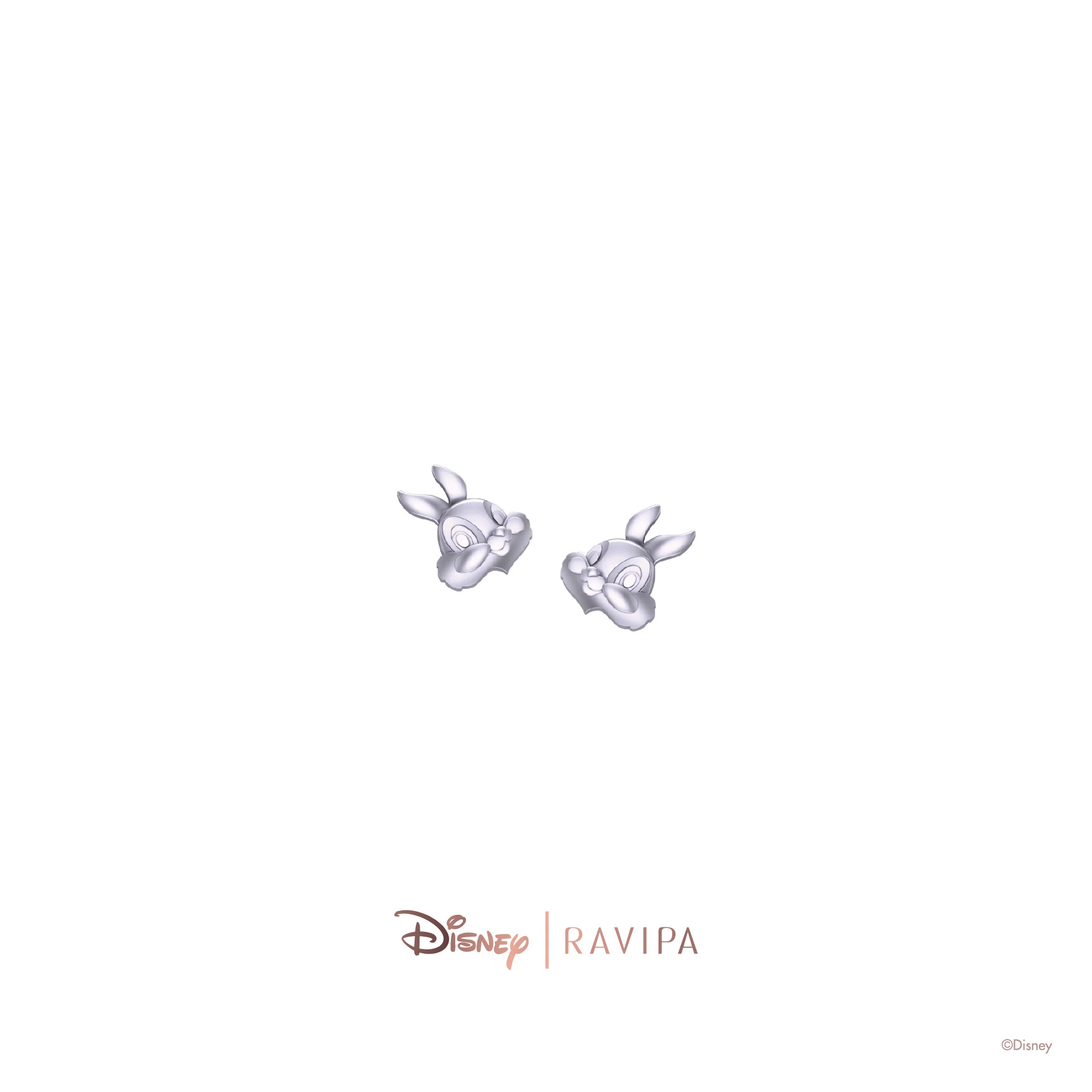 Miss Bunny Silver Studs