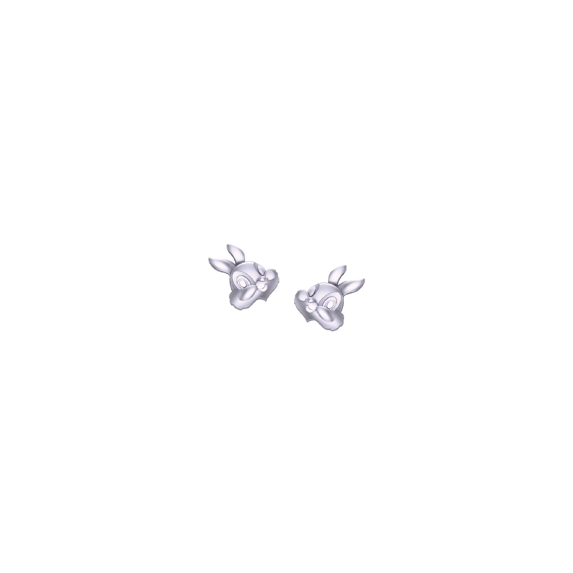Miss Bunny Silver Studs - Image 2
