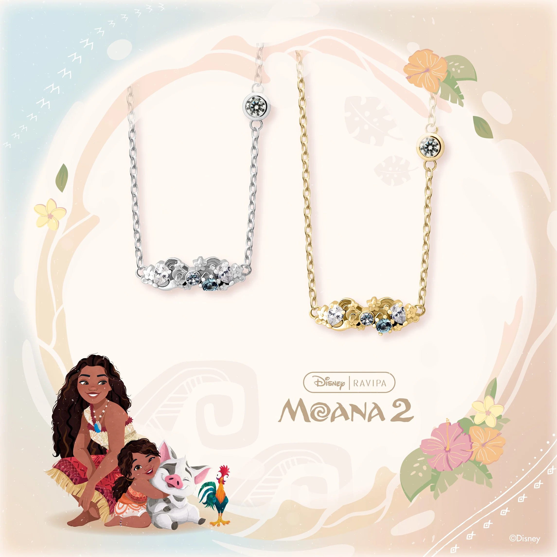 Moana Tiara Gold Necklace - Image 3