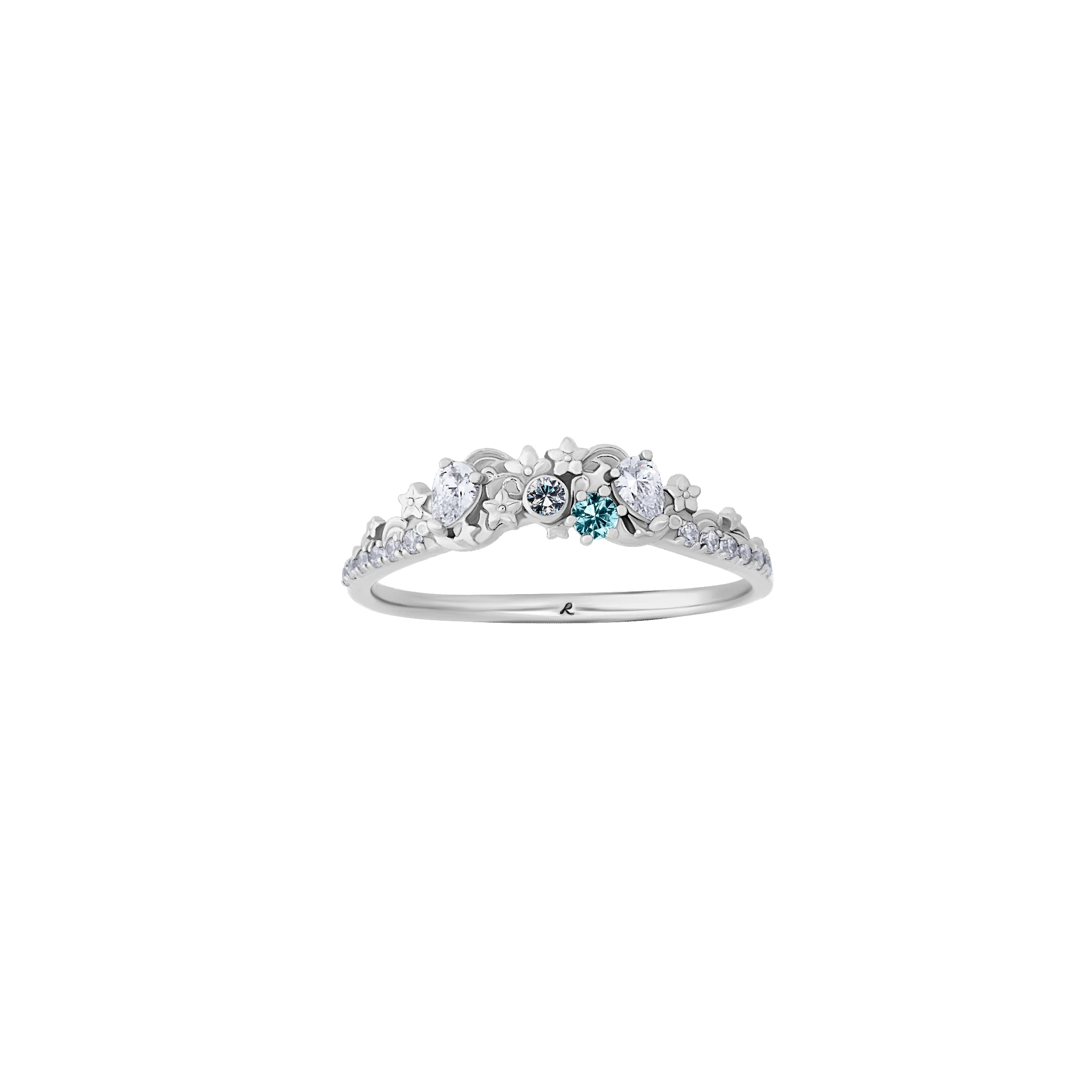 Moana Tiara Silver Ring
