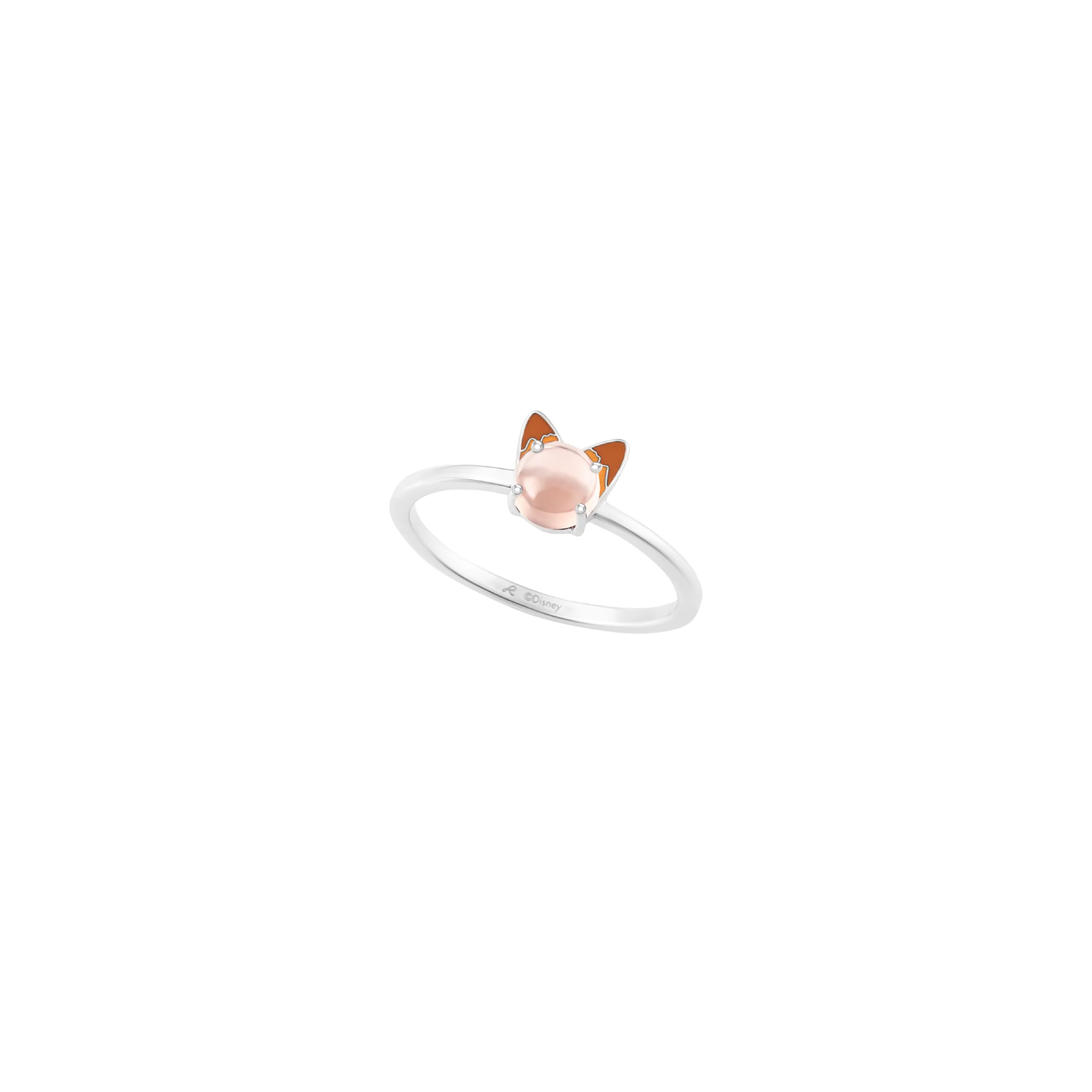 Disney Zootopia Nick Ears and Citrine CZ & Judy Ears and Cherry Quartz CZ Ring - Image 4