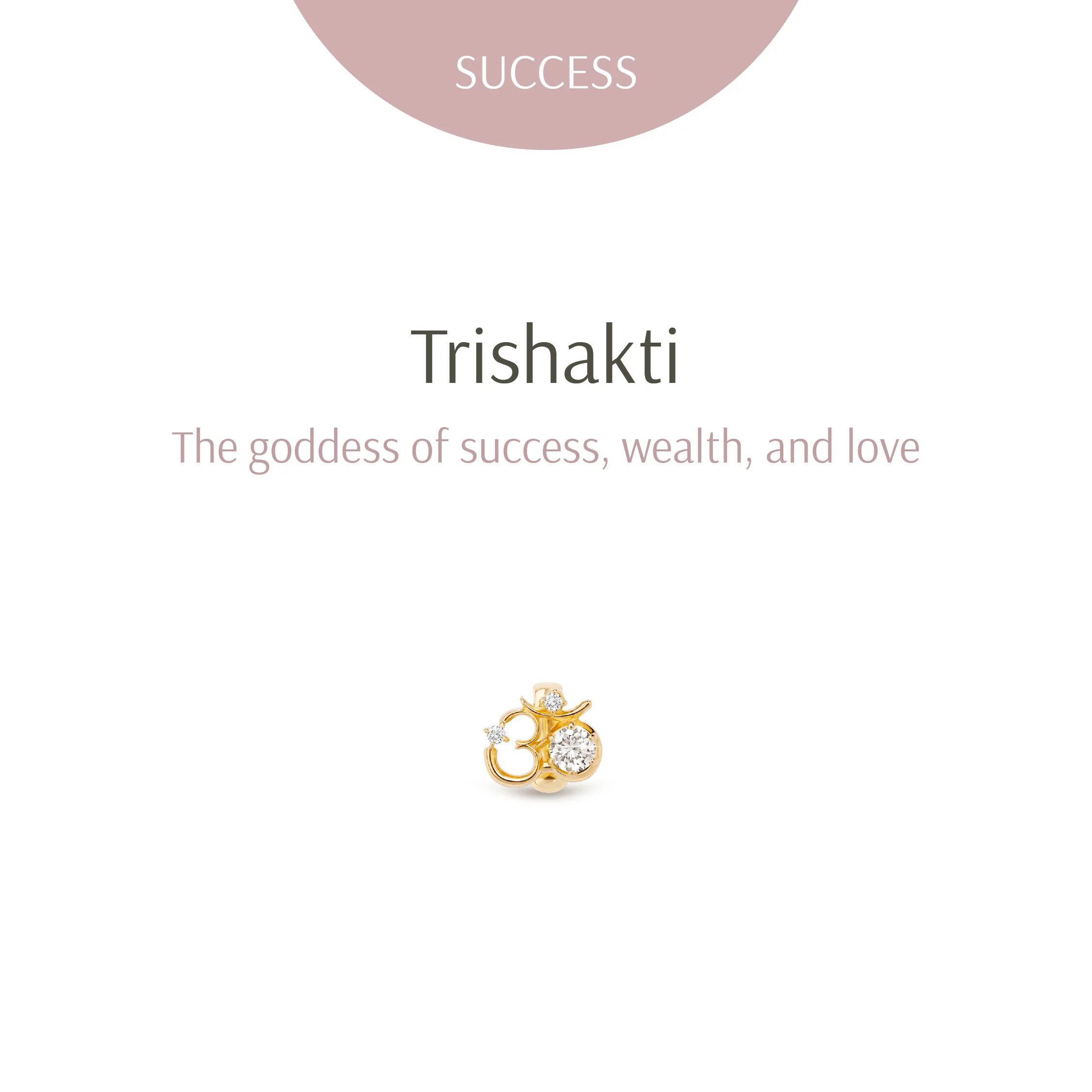 Om Diamond Charm - Image 3
