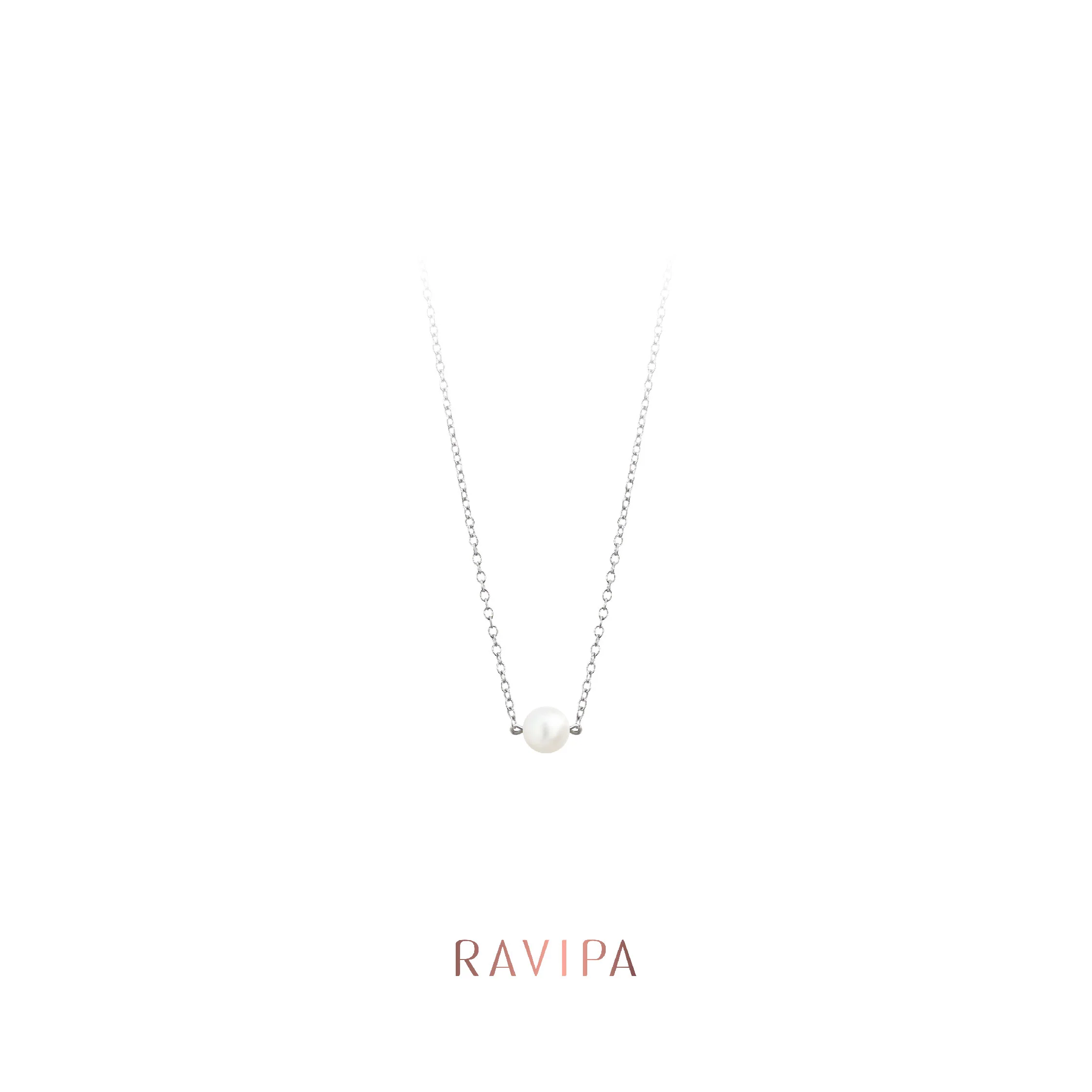Single Marshmallow Pearl Necklace - Image 3