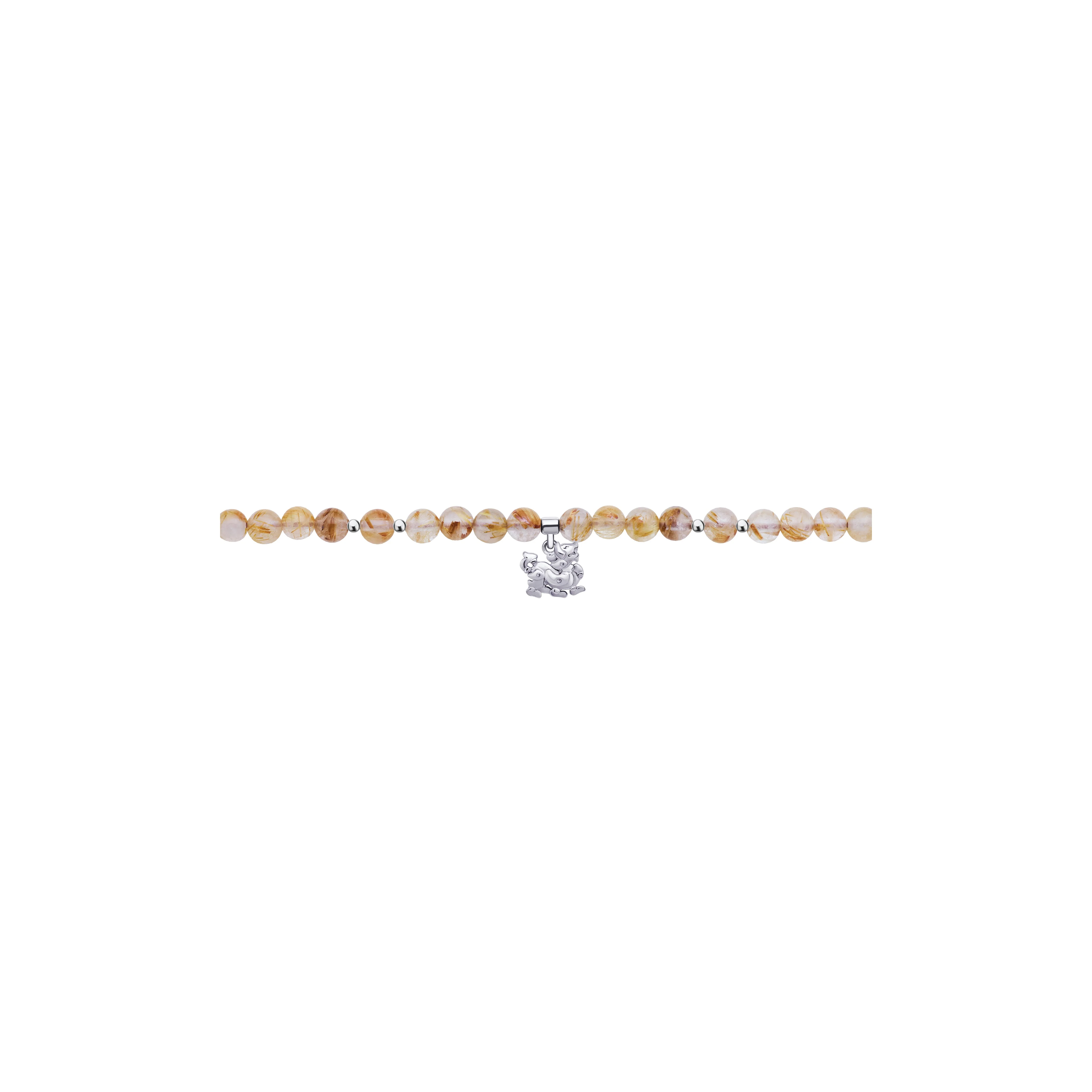 Pixiu Golden Rutile All-around Bracelet - Image 5