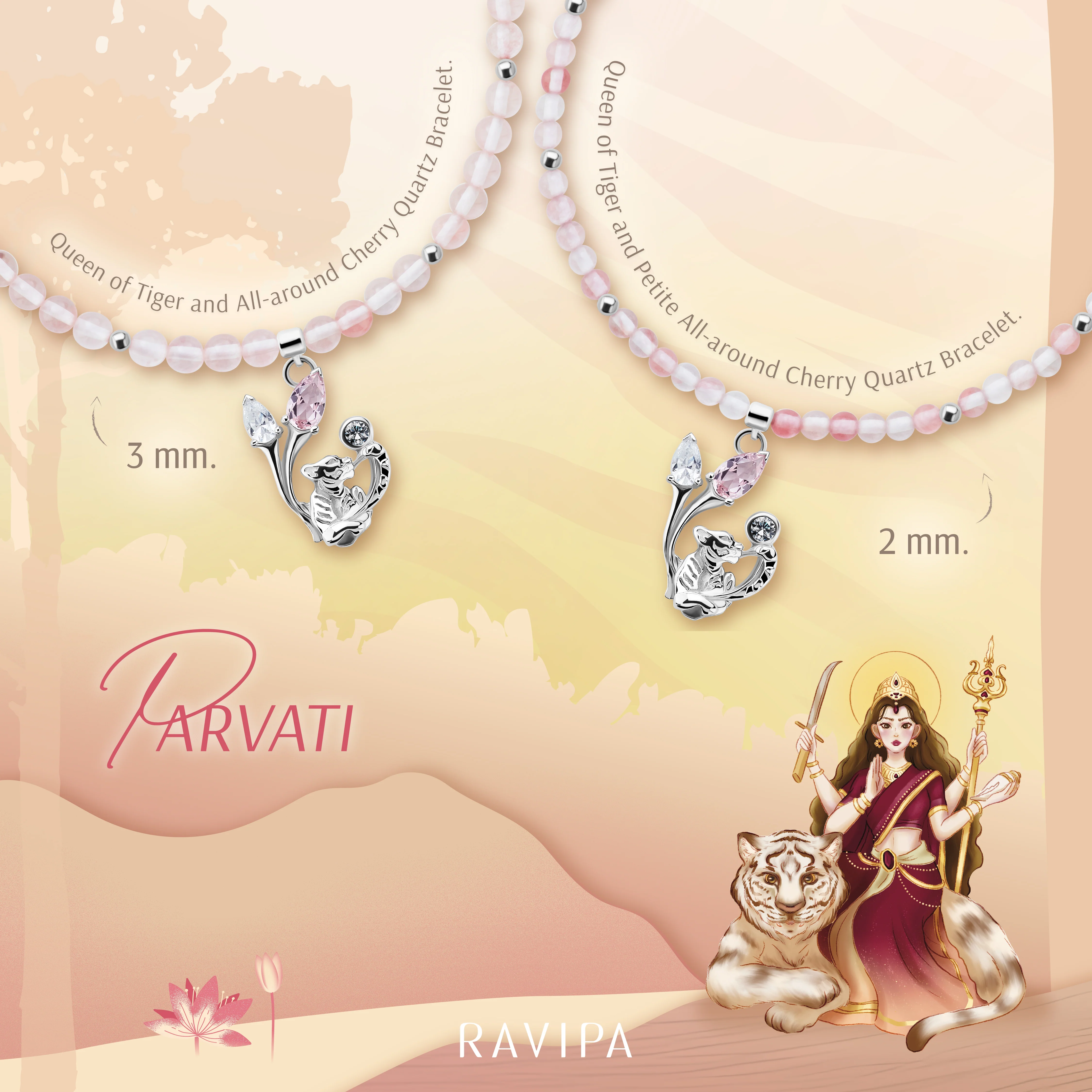 Queen of Tiger and Petite All-around Bracelet - Image 5