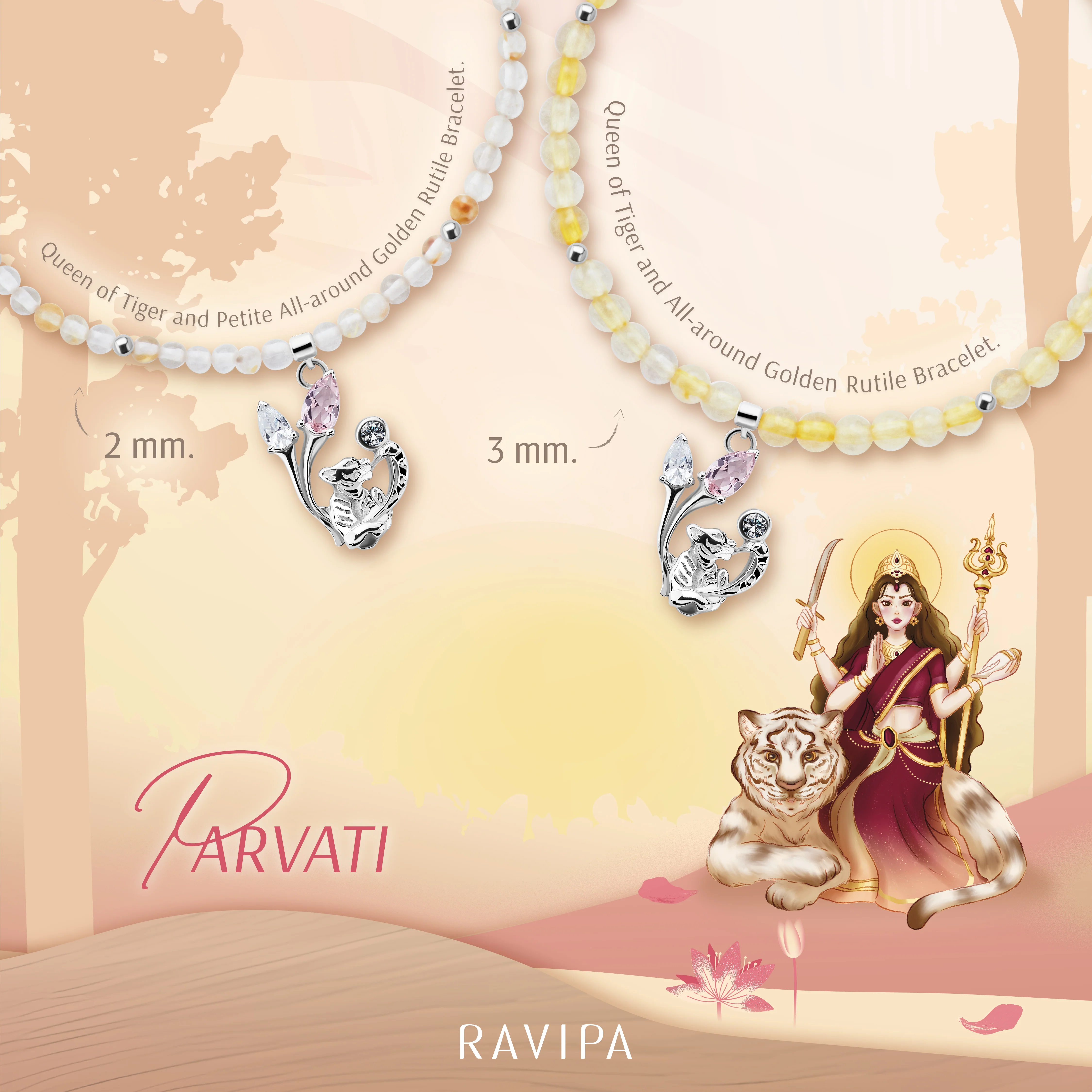 Queen of Tiger and Petite All-around Bracelet - Image 6