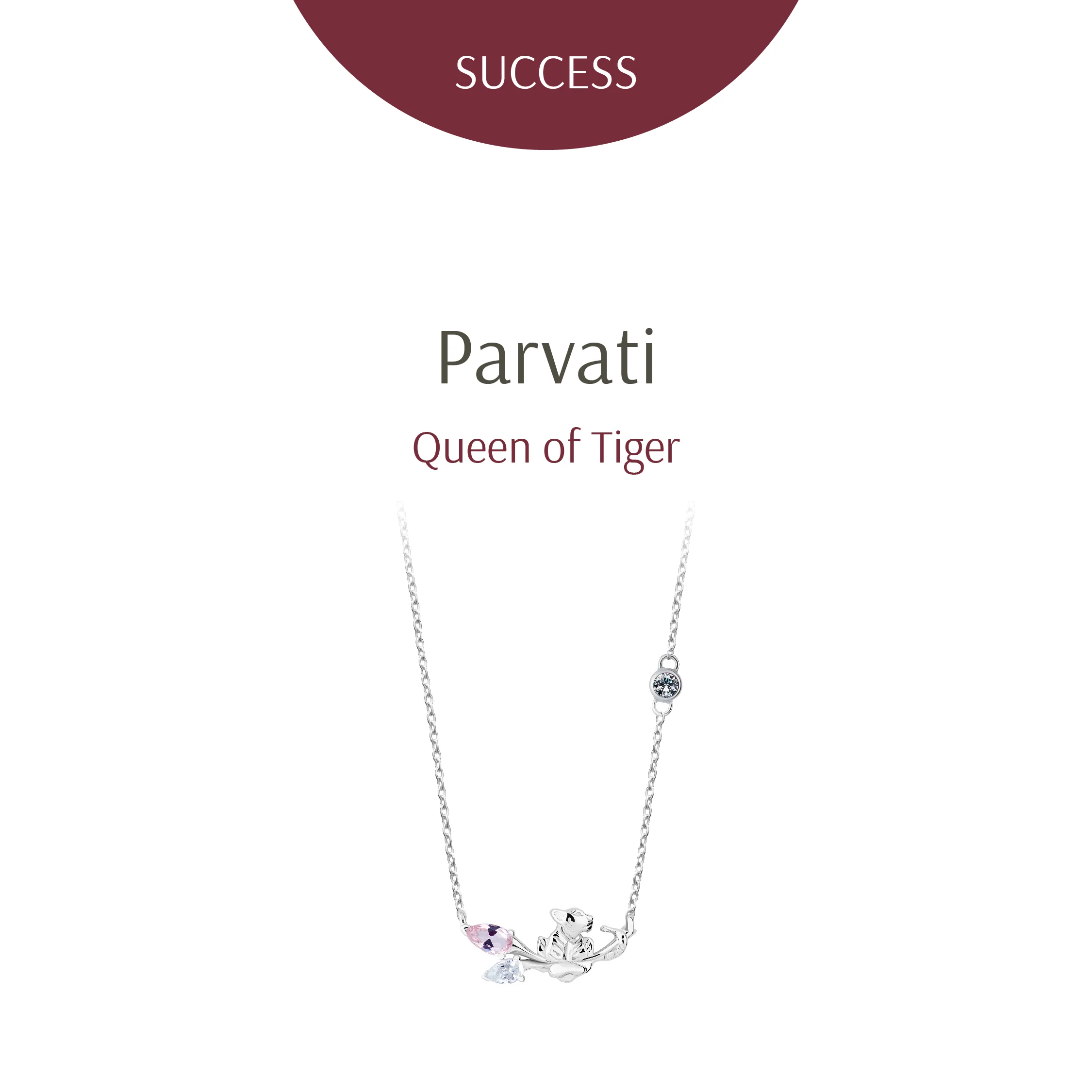 Queen of Tiger Silver Necklace - Image 2
